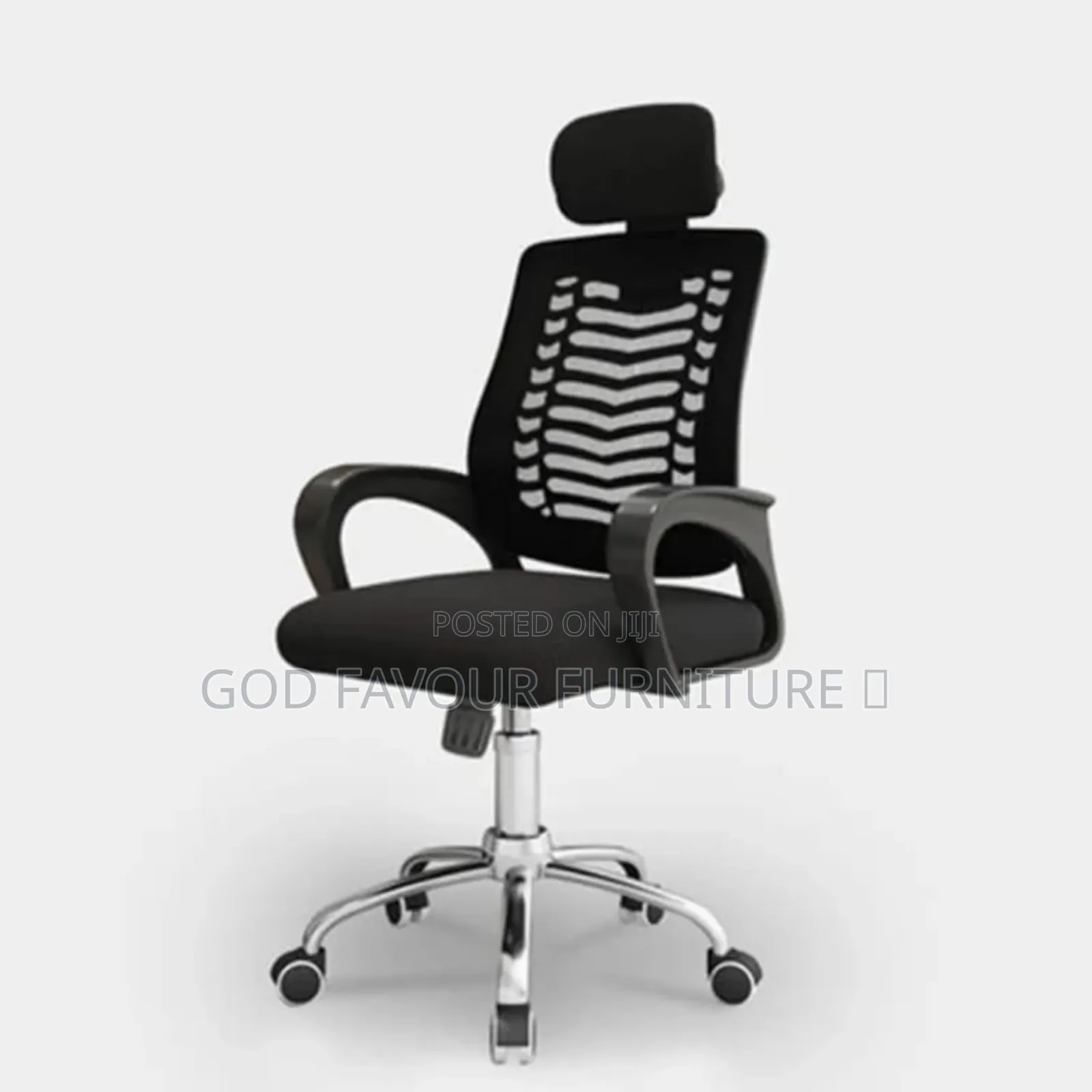 Sswivel Office Chair Black With Headrest Xs6