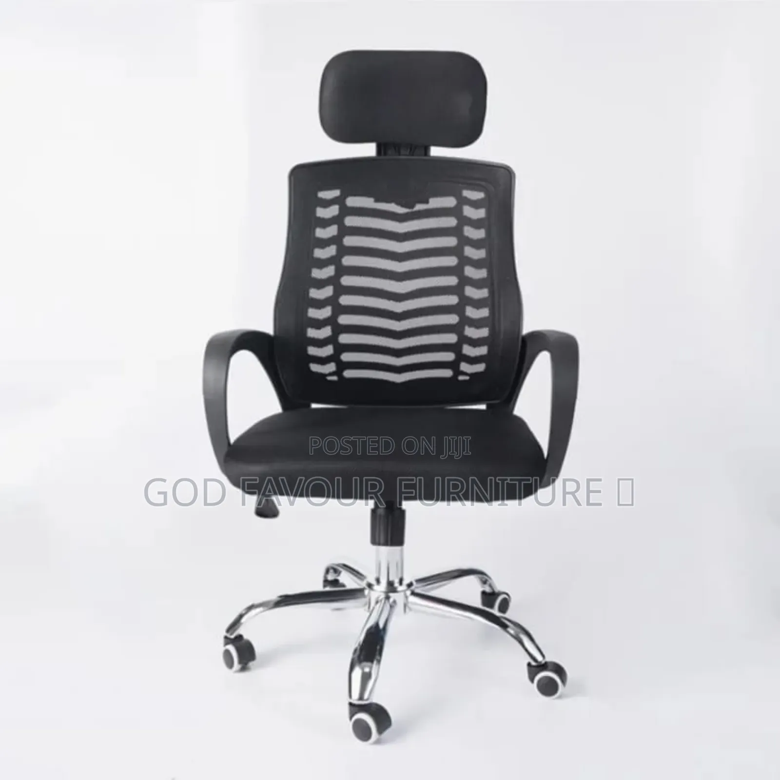 Generic Black Headrest Office Chair Jt3e