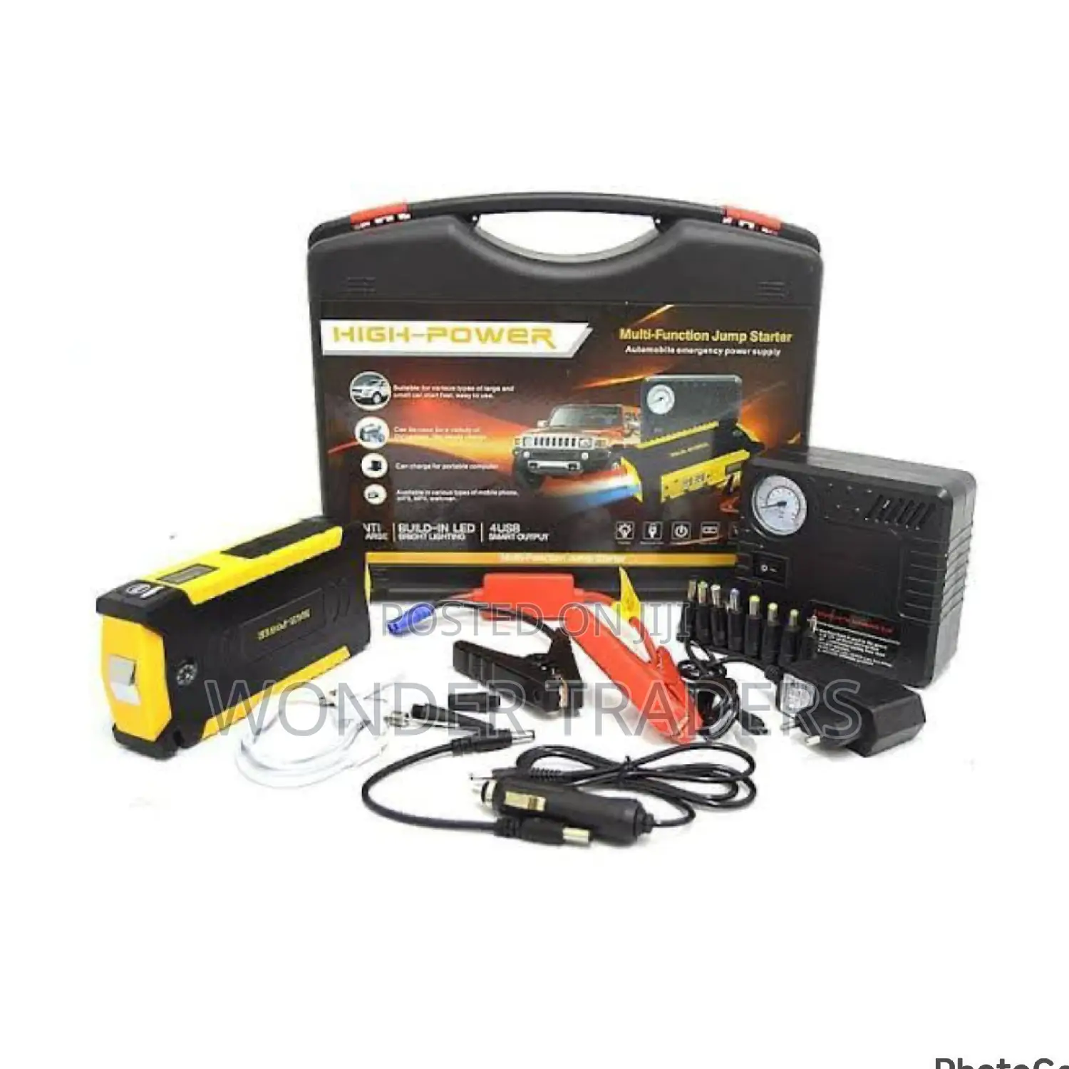 *High Power Multifunction Car Jump Starter Air Compresser*