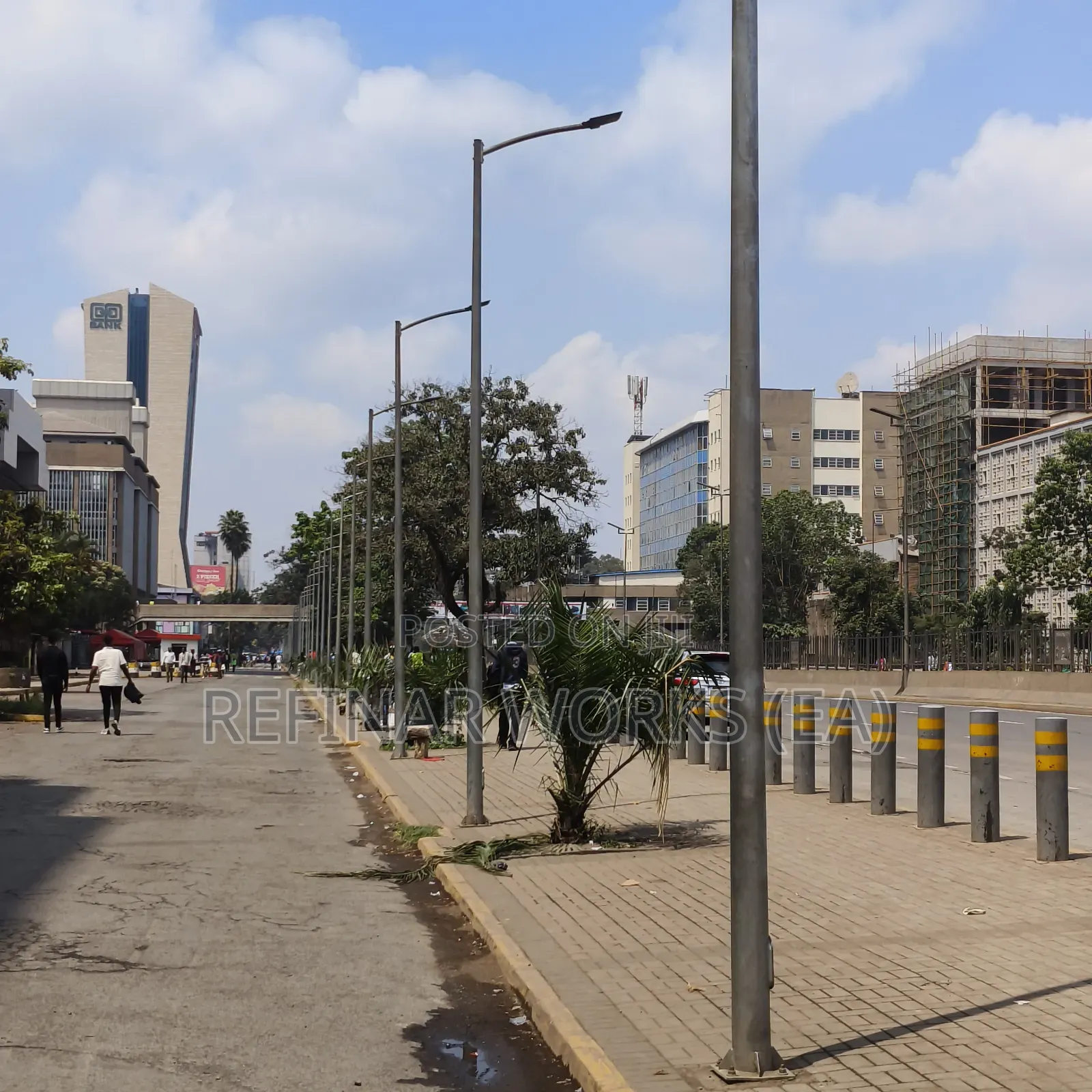 Steel Light Poles With Arm Brackets – 6m to 12m Options