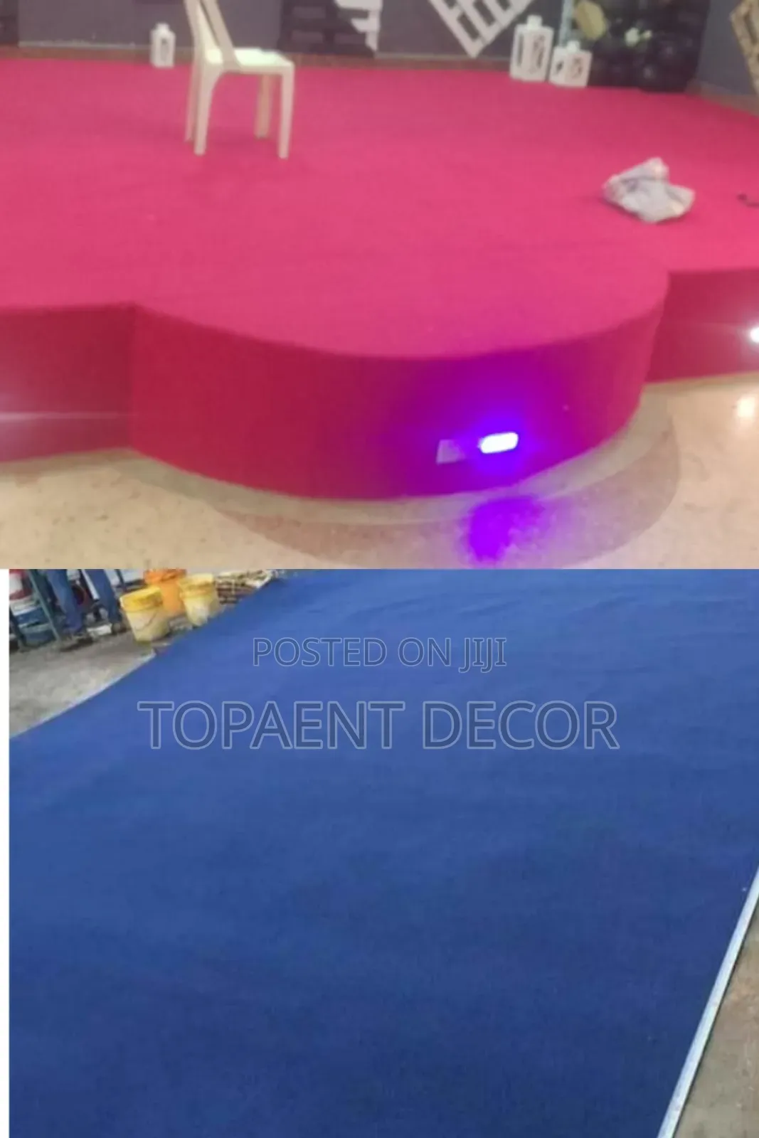 Blue And  Red  Church Pulpits Wall To Wall Carpets