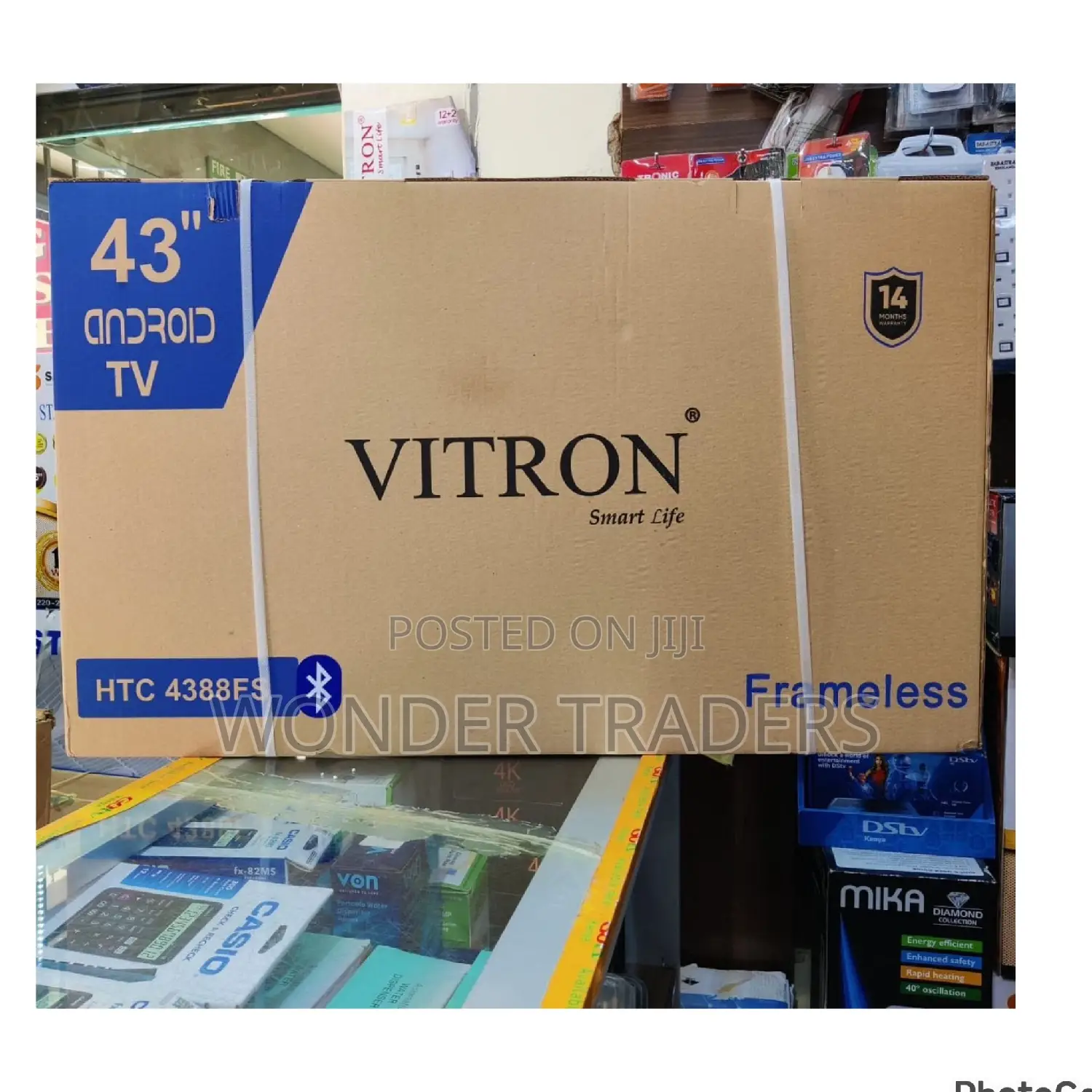 Vitron 43 Inches Smart Android Frameless With Bluetooth .