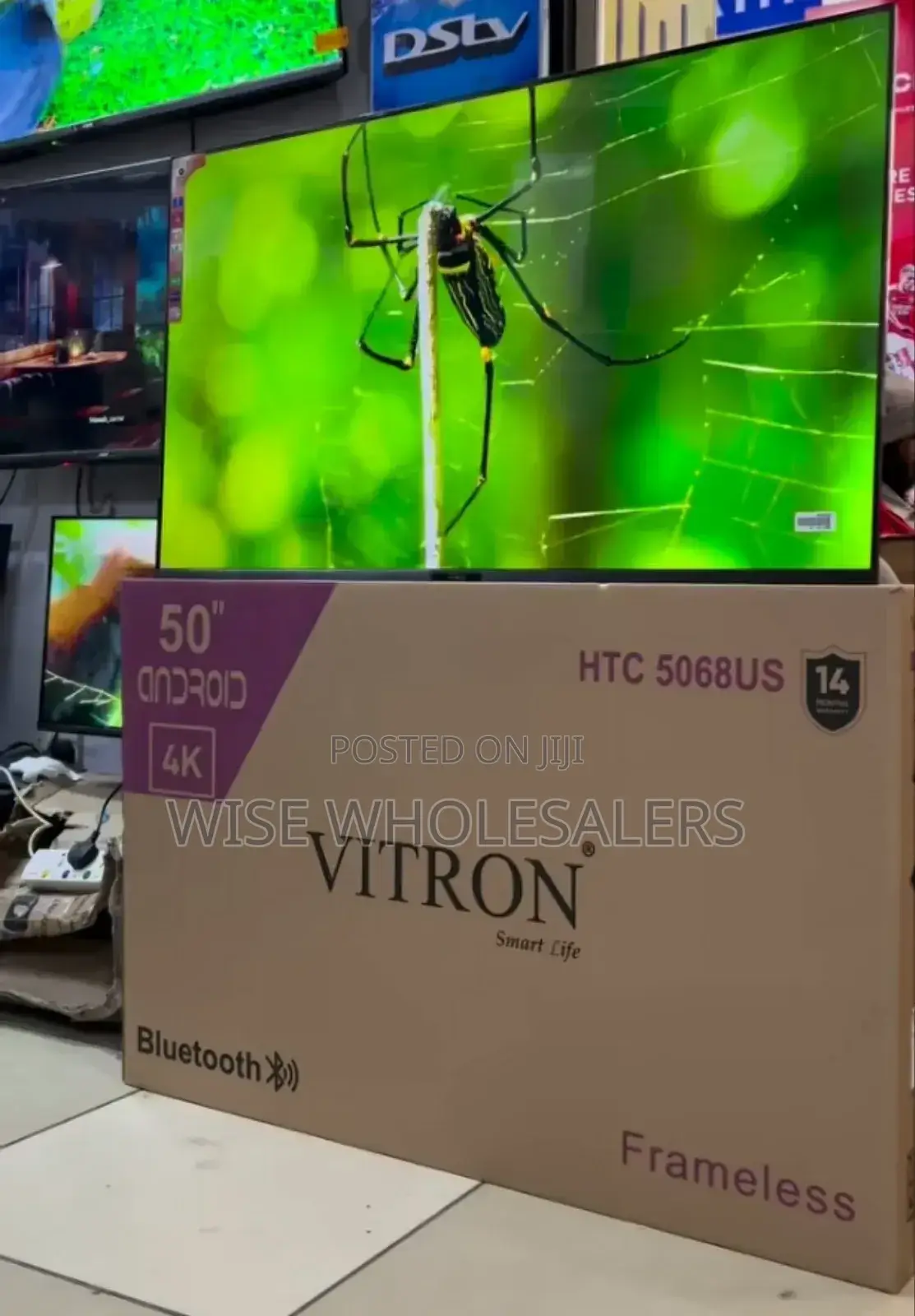 Vitron 5068us 50′′ Inch Frameless 4k Uhd Android Tv