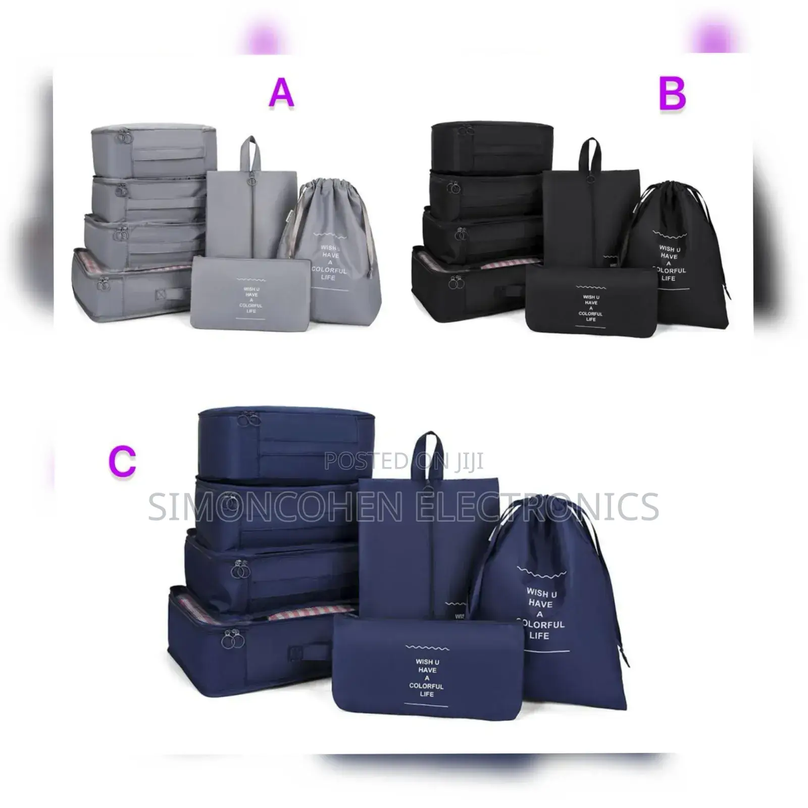 7pcs Luggage Travel Organizer for Suitcase