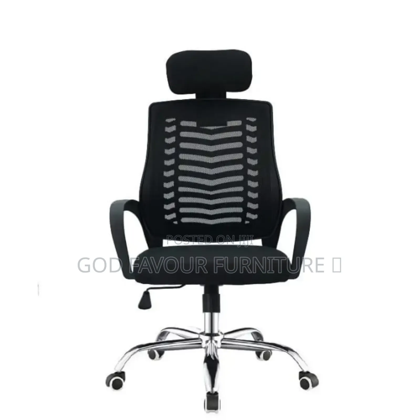 Modern Black Headrest Office Chair Ydf4