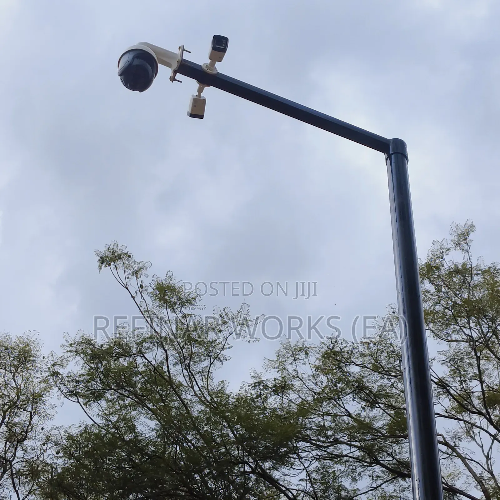 Galvanized Steel Street Light Camera Poles for Sale