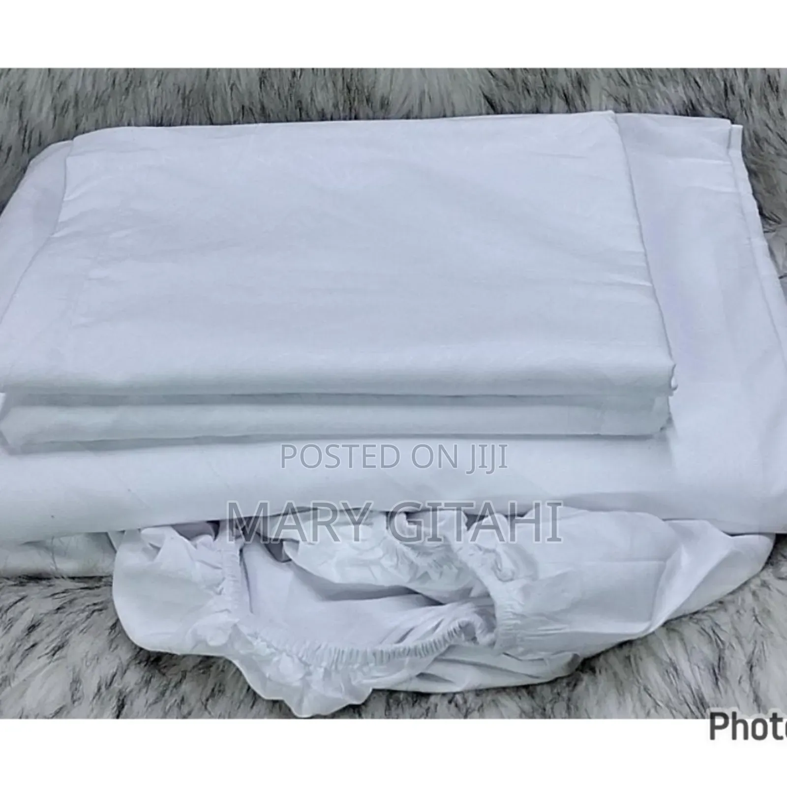White Plain Fitted Bedsheets