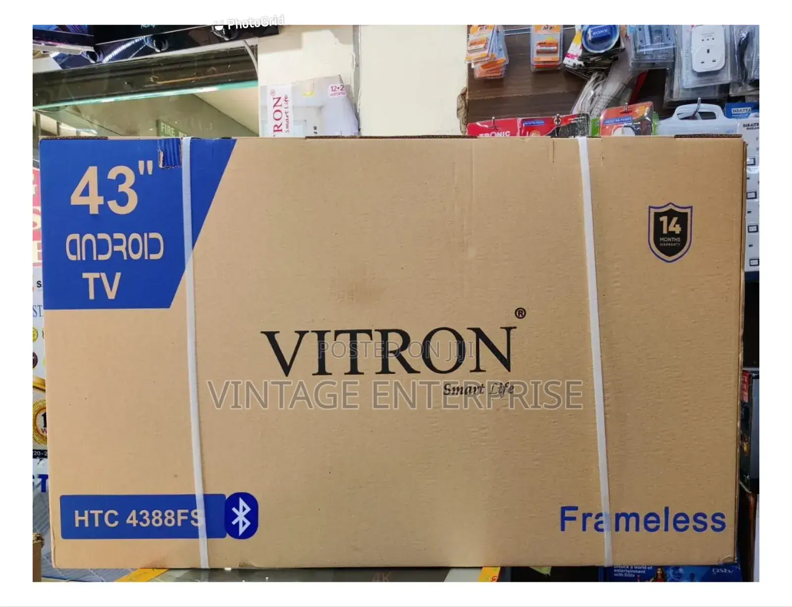43" Smart Vitron Frameless Tv