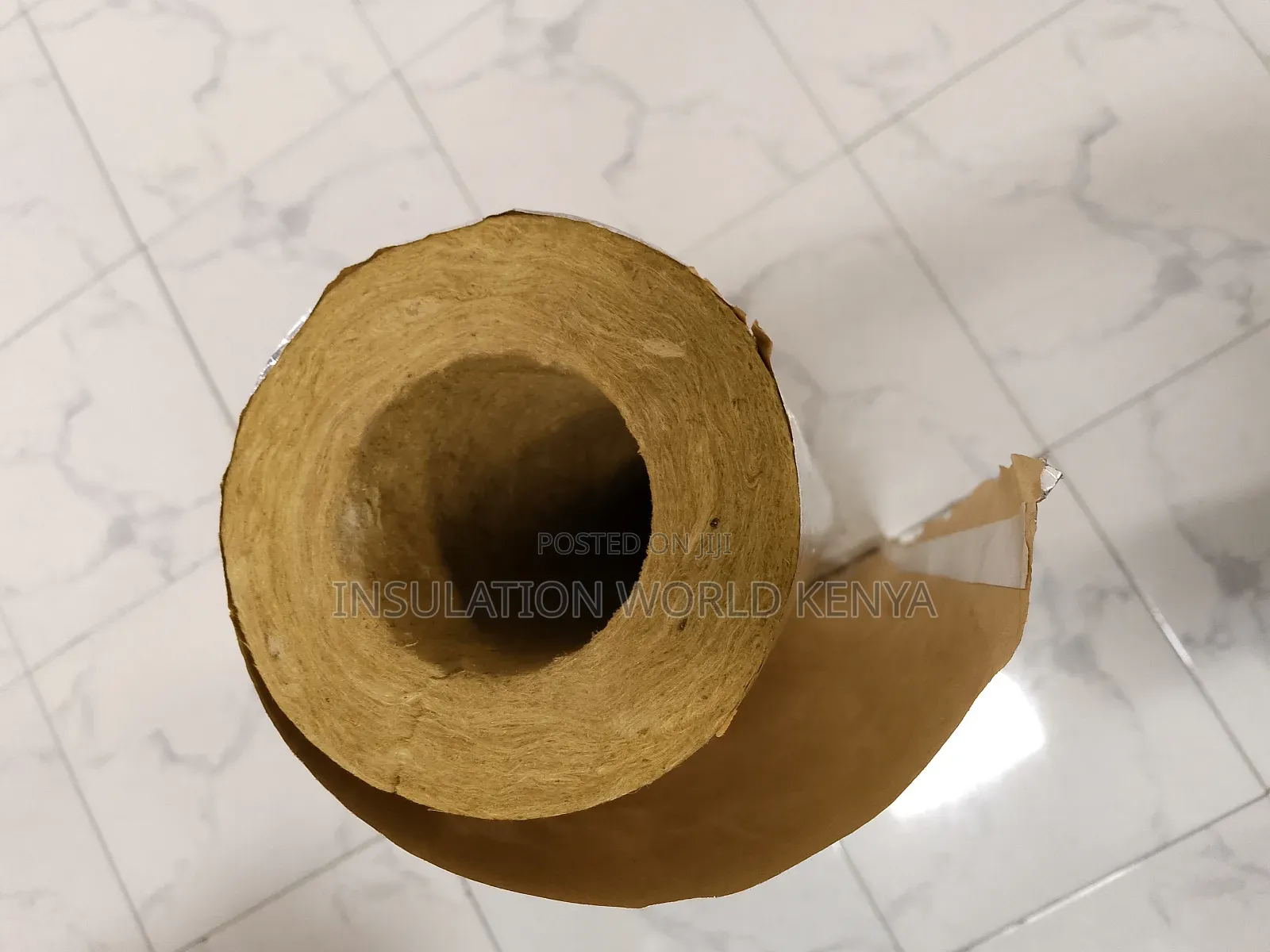 Foil-Faced Rockwool Pipe Insulation 2” X 1m X 25mm