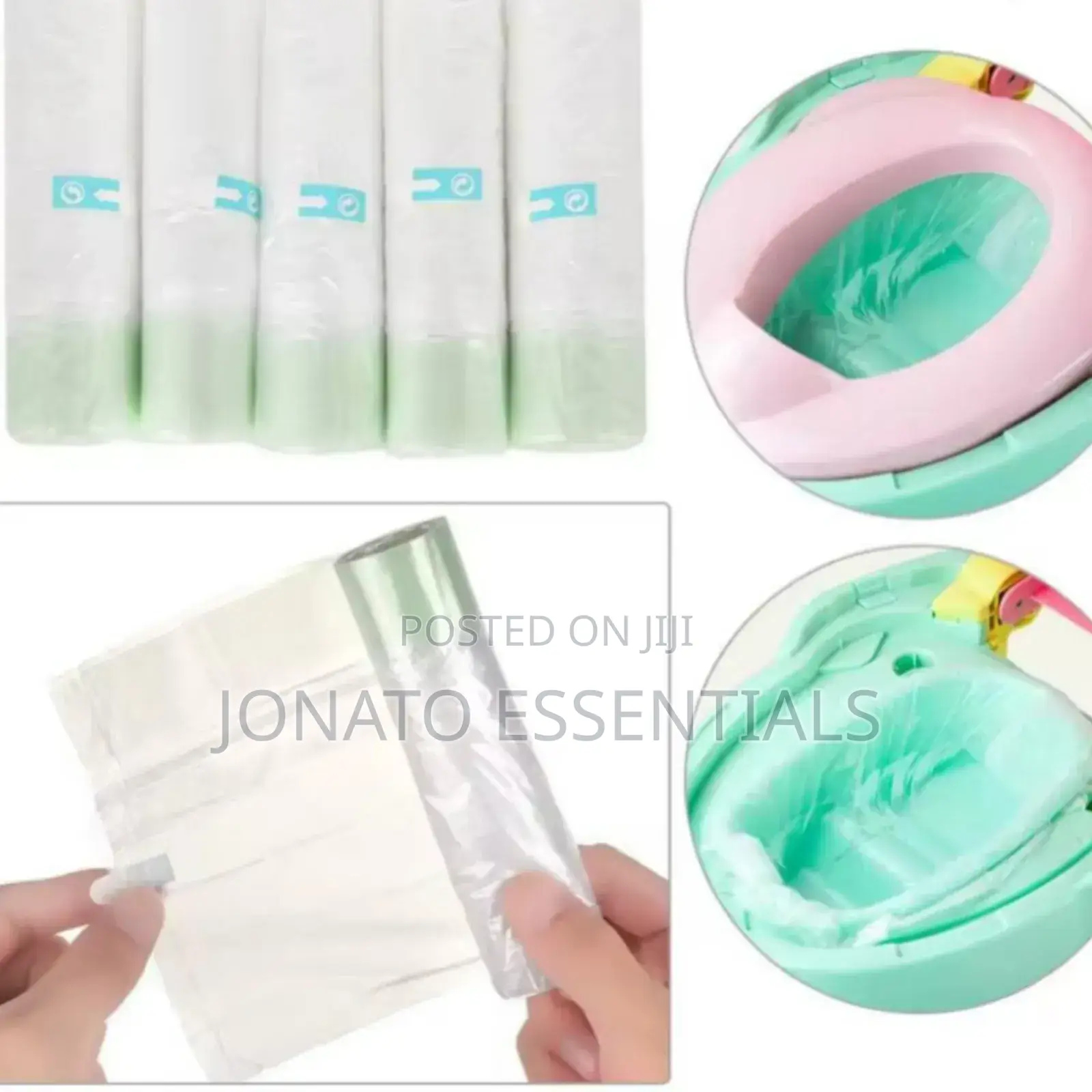 10pc Disposable Potty Bags, Refill Liners for Portable Potty