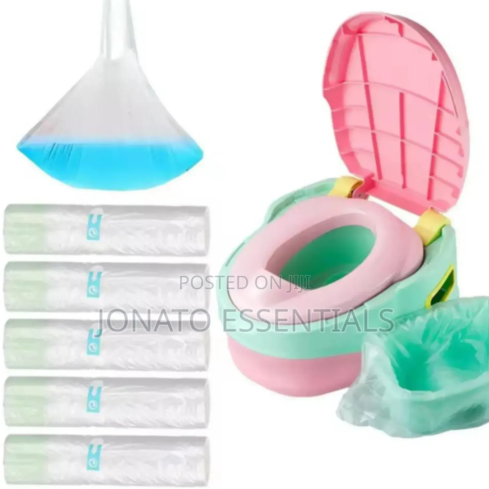 10pc Disposable Potty Bags, Refill Liners for Portable Potty