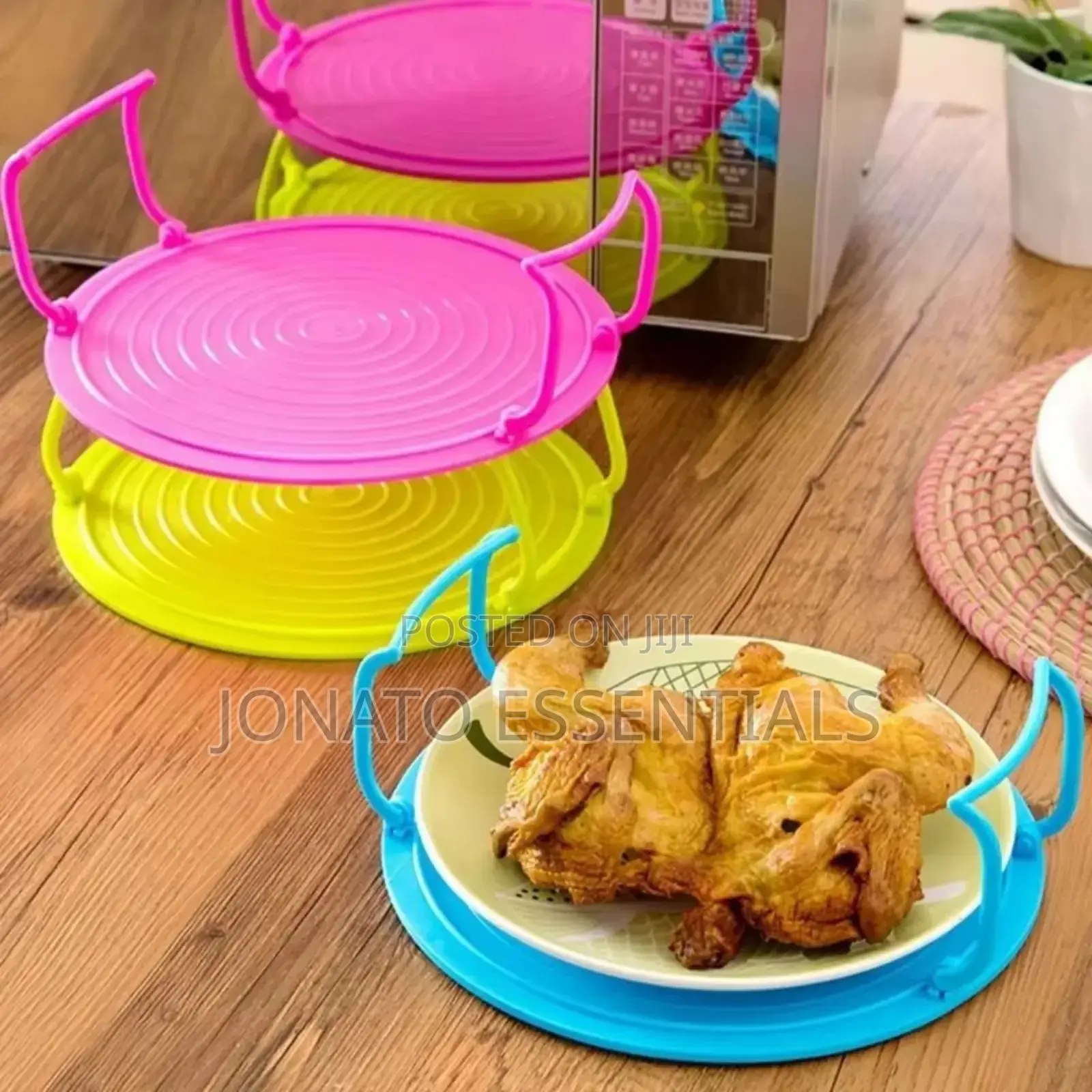 Microwave Plate Stacker, 2-Tier Food Rack, Space Saver Kenya