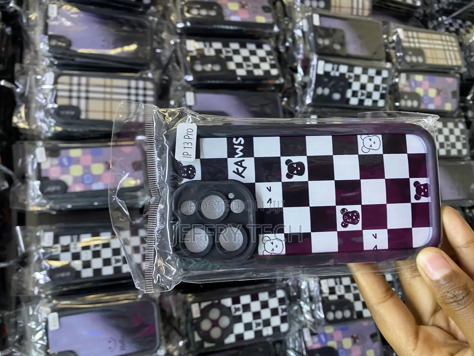 Foshey Plaid Tartan Damier Chessboard iPhone 13 Pro
