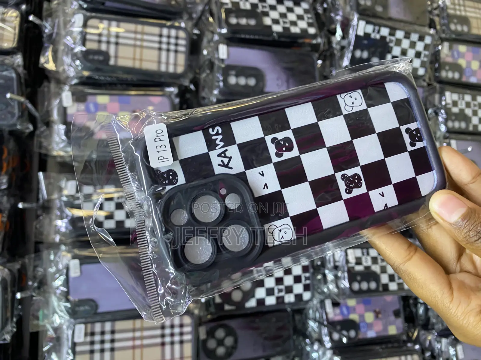 Foshey Plaid Tartan Damier Chessboard iPhone 13 Pro