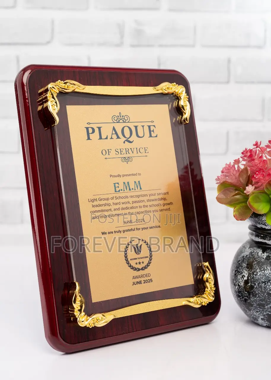 Wooden Executive Award