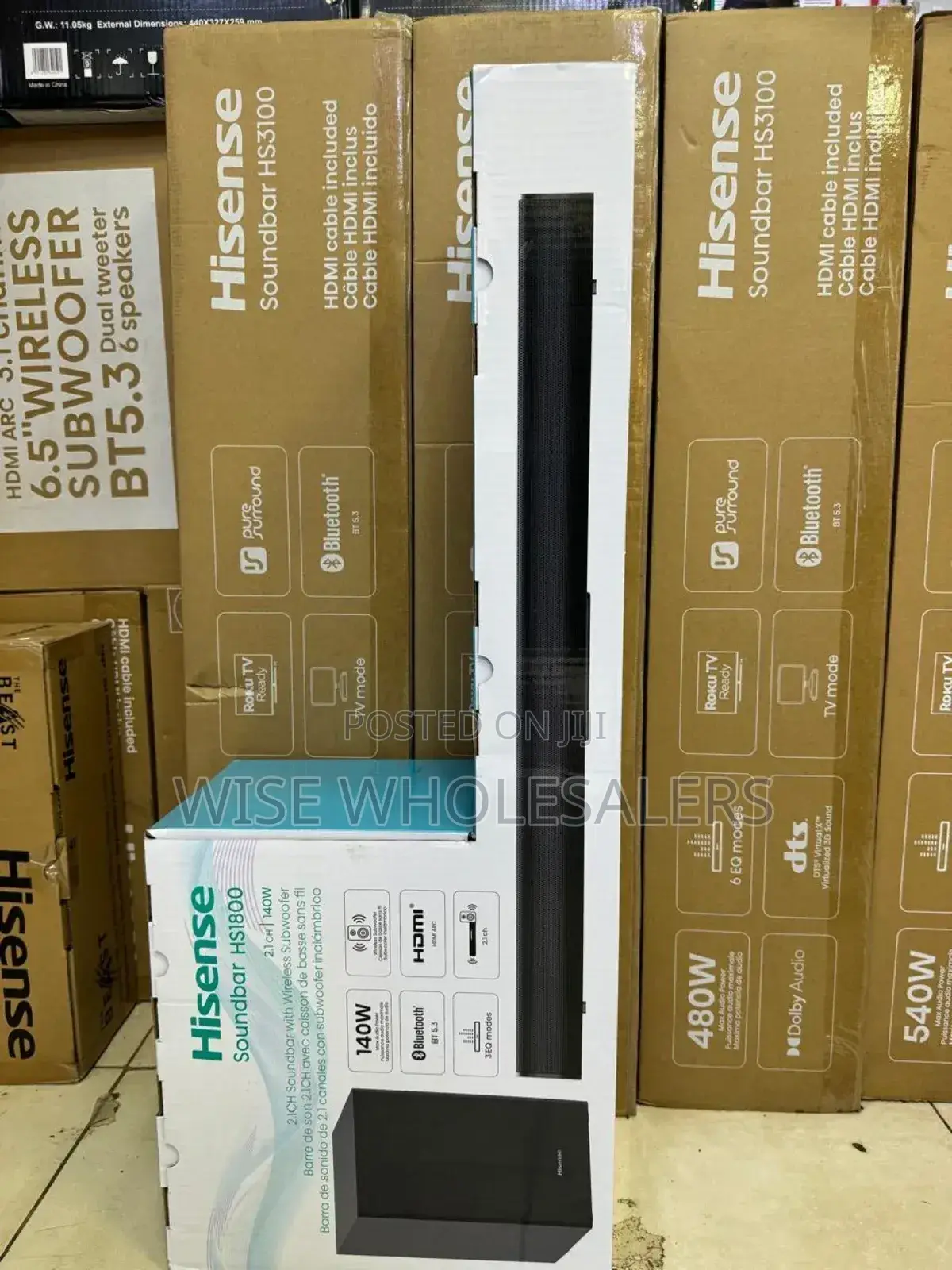 *Hisense Soundbar Hs1800 140w