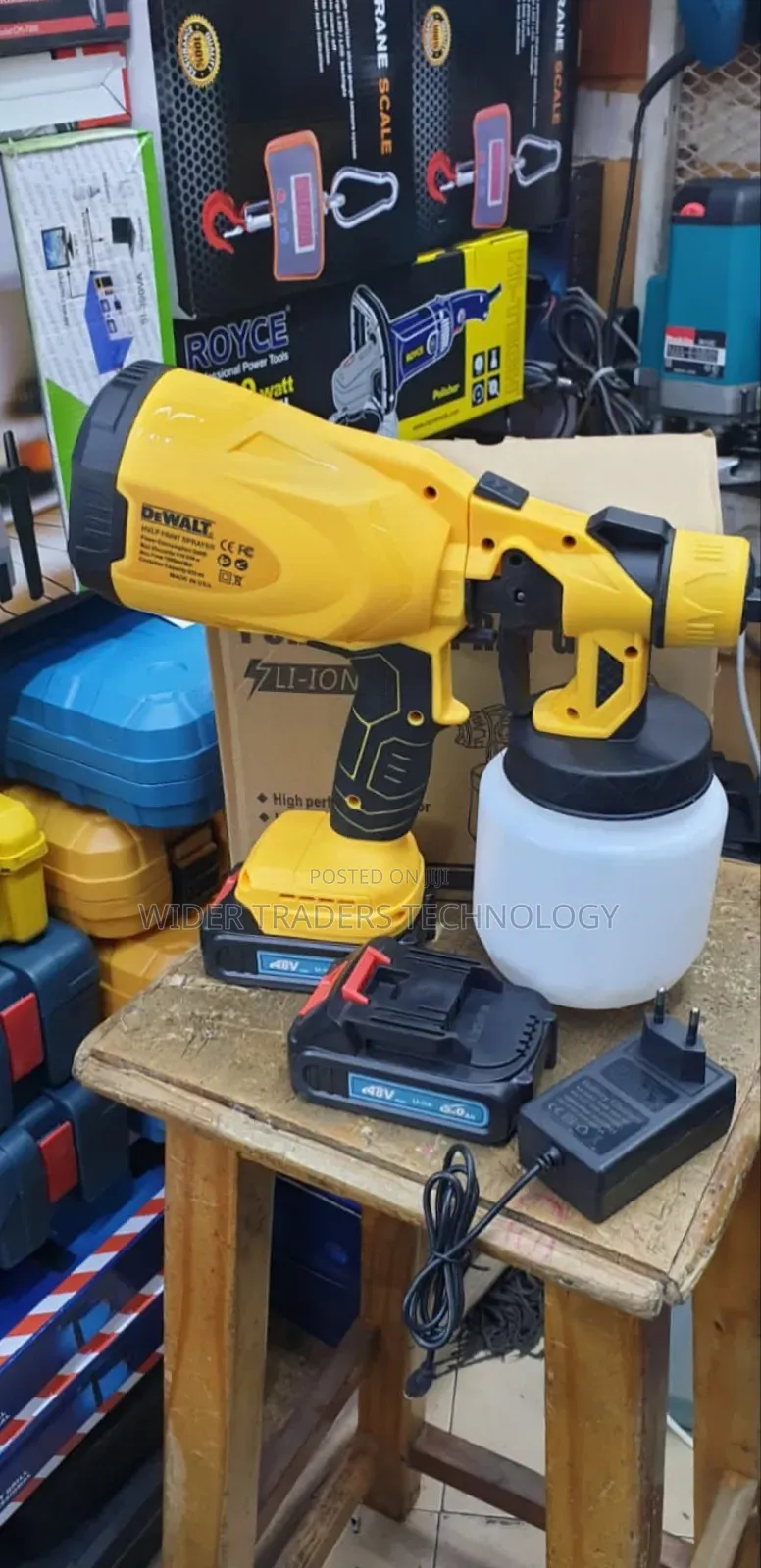 Dewalt Cordless Electric Paint Spray Gun
