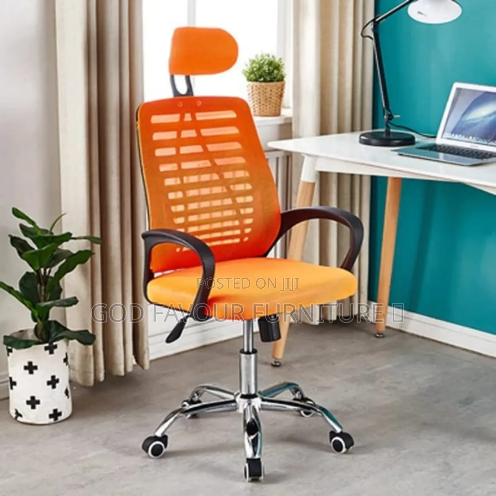 Unique Comfy Headrest Swivel Office Chair Hf3e