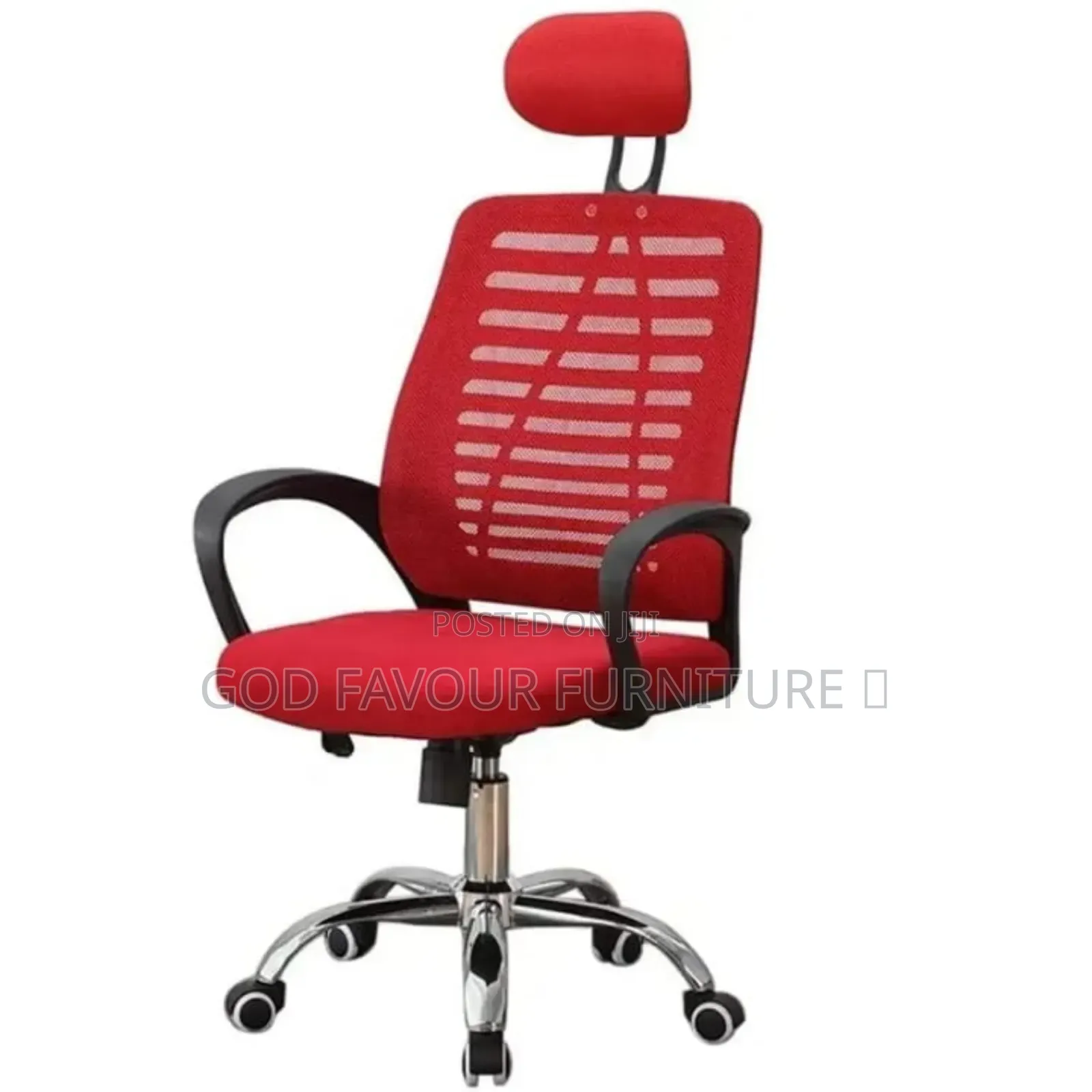 Quality Red High Back Headrest Office Chair Ys3w