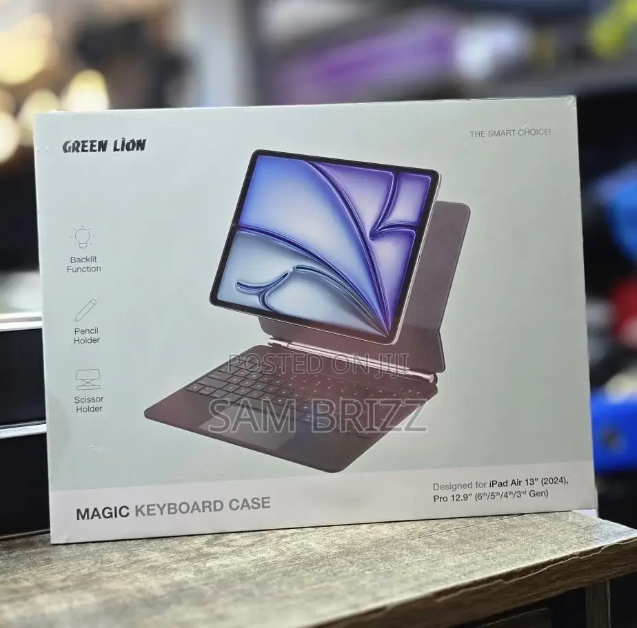 Green Lion iPad 13 Magic Keyboard Case