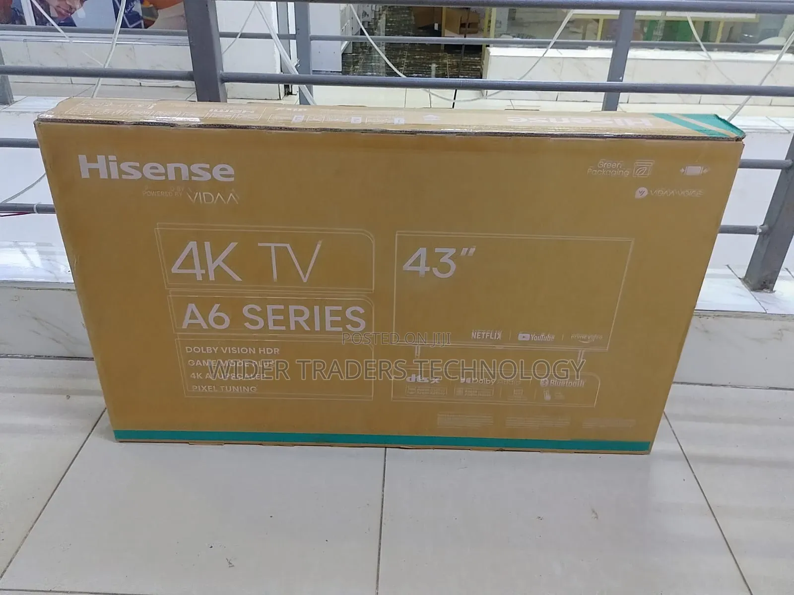 Hisense 43 Inch Smart 4k Uhd Tv 43a6