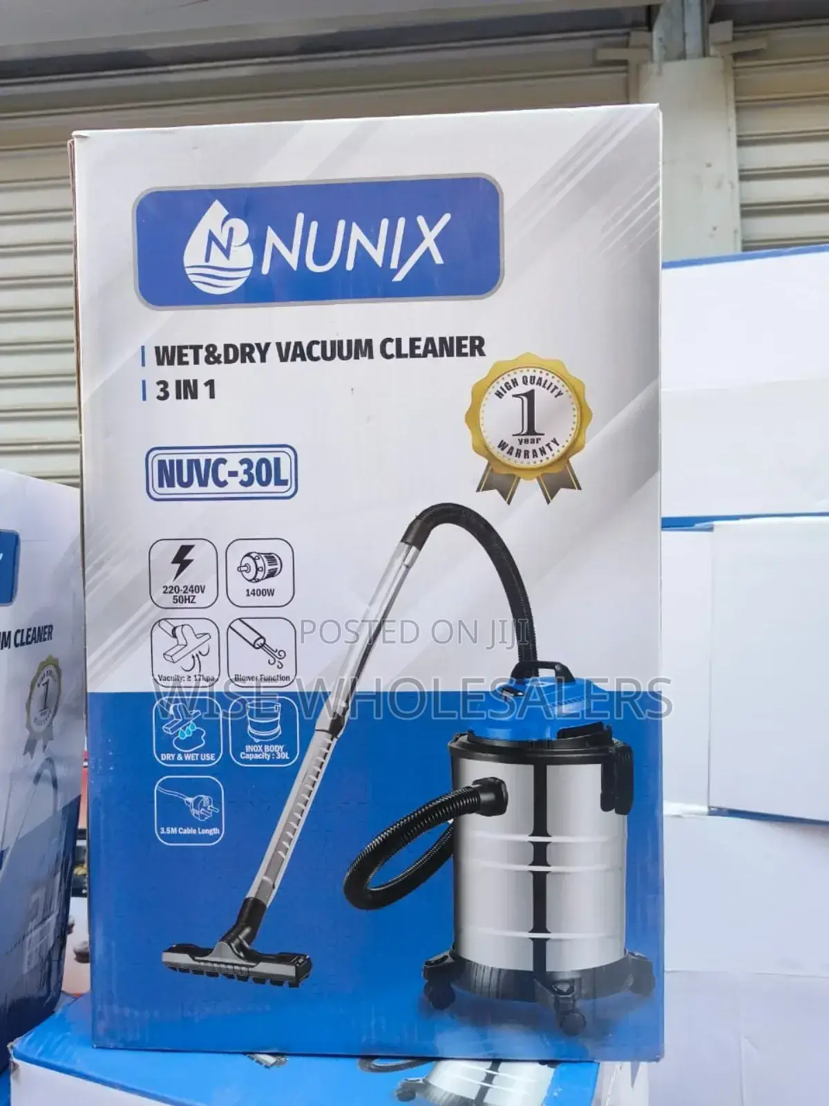 30 Litres Nunix Wet And Dry Vacuum Cleaner