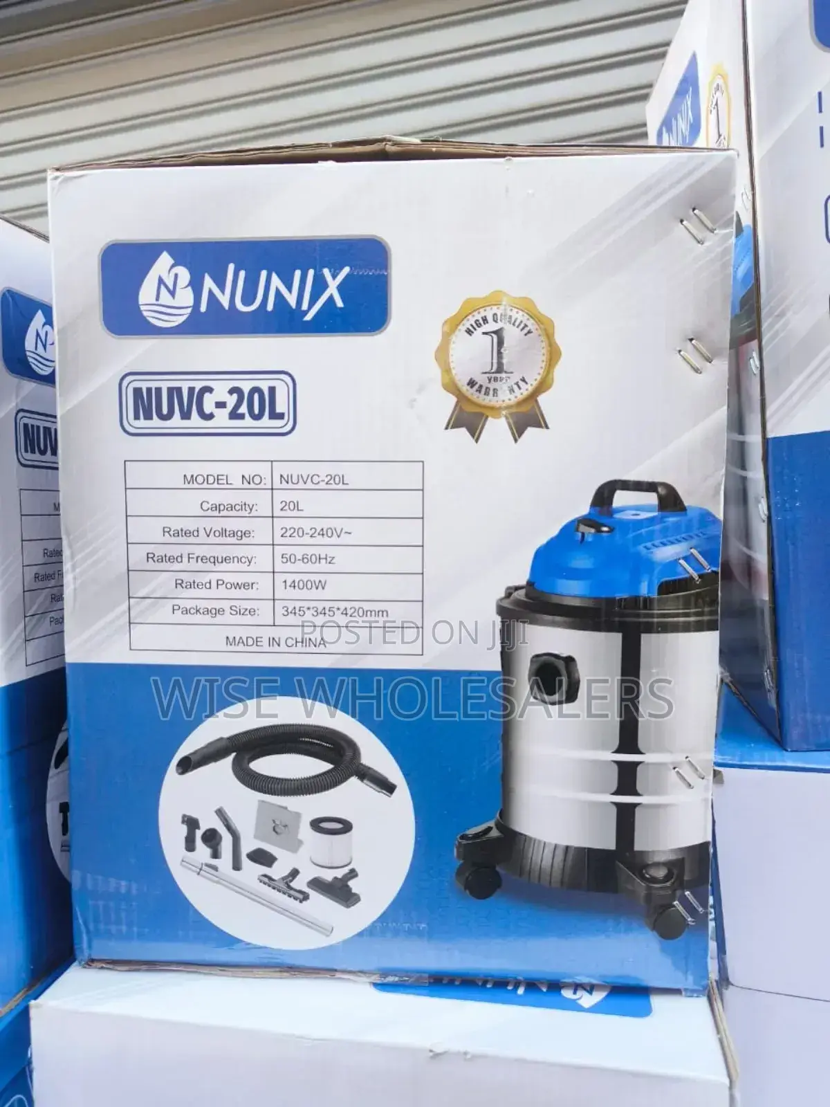 20 Litres Nunix Wet And Dry Vacuum Cleaner
