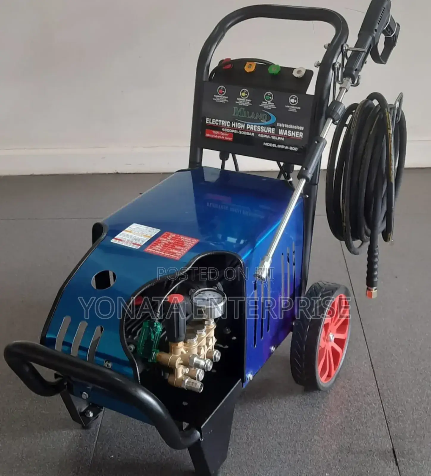 Milano Italia Electric Pressure Washer (4600psi)