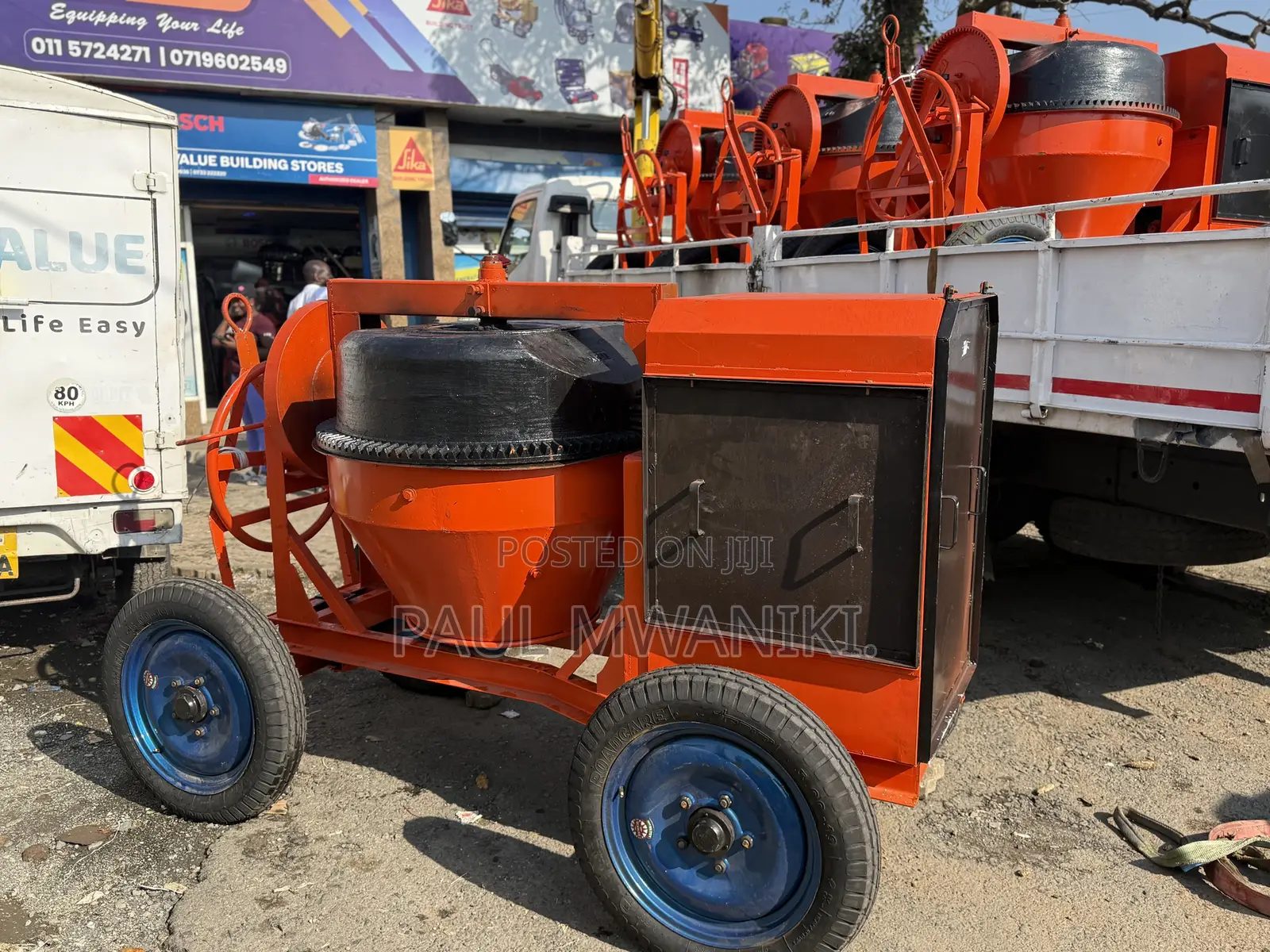 Heavy-duty Indian Concrete Mixer – 500l | 8hp Diesel En