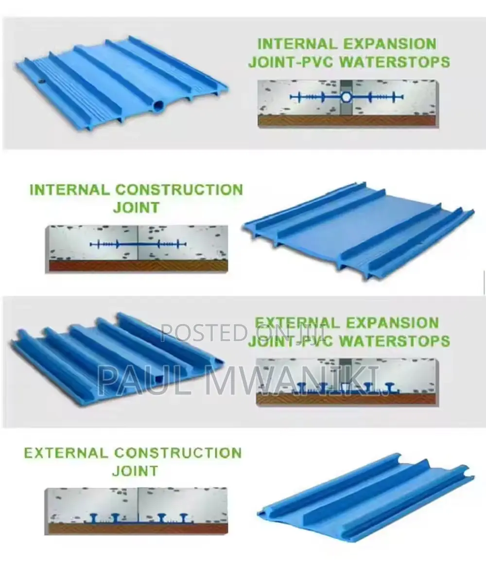 Pvc Waterstops /Waterbars – Internal & External