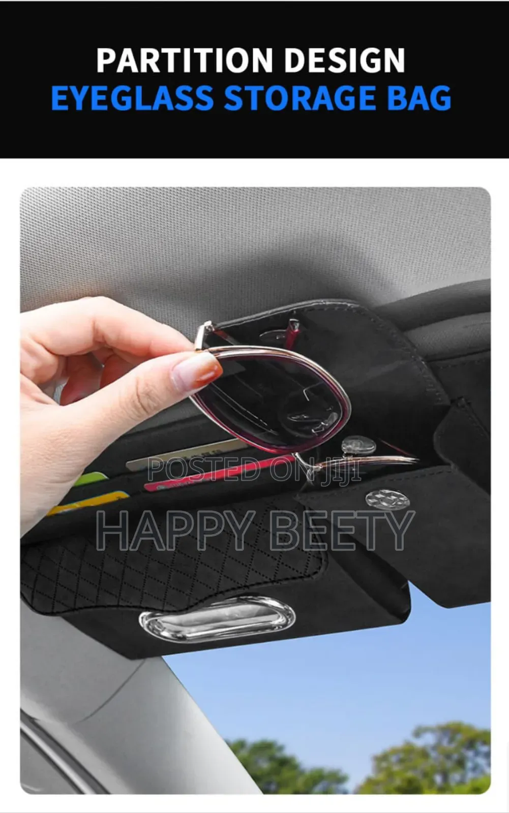 *Multifunctional Car Sun Visor Organizer*