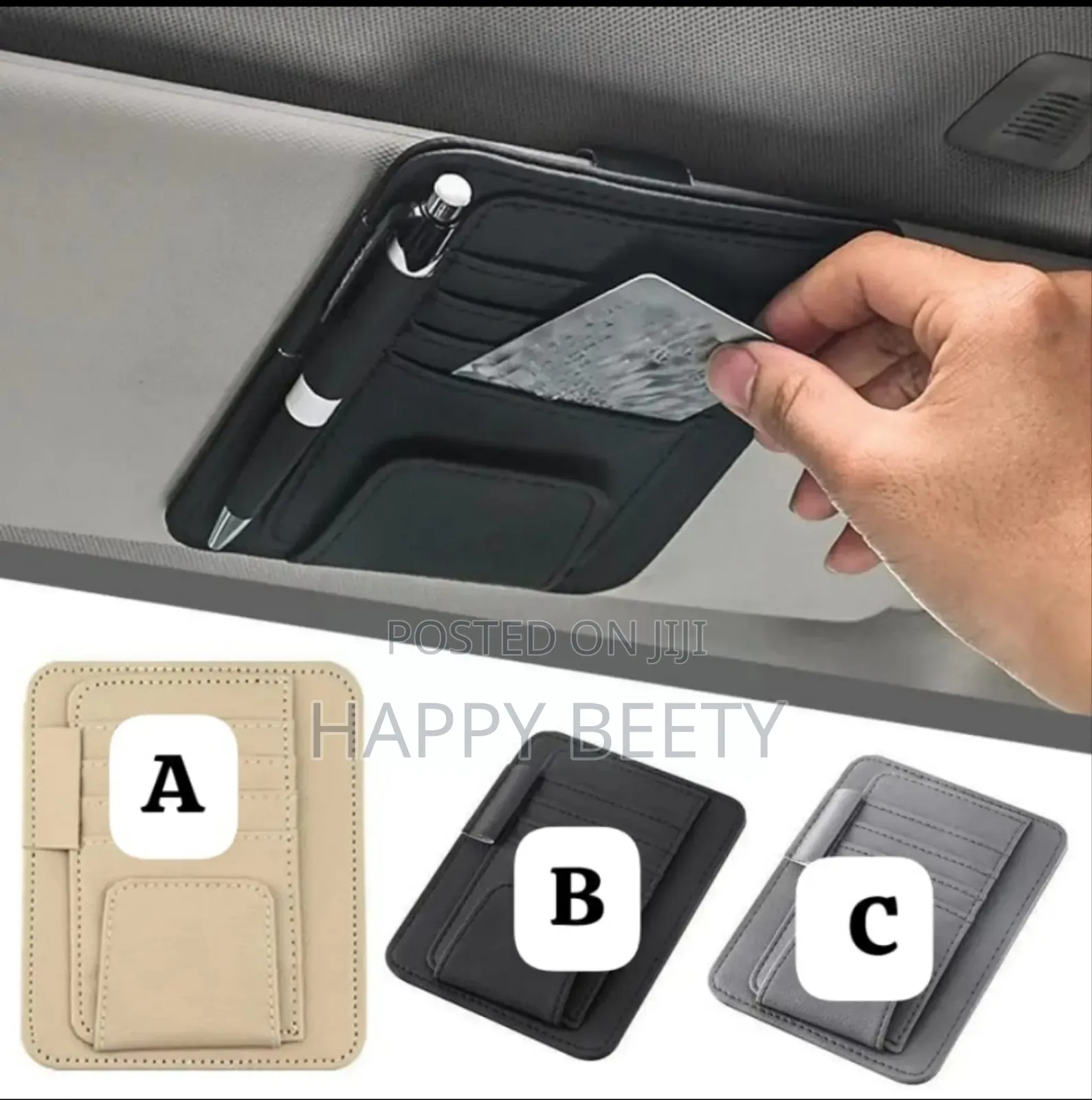 *Car Sun Visor Organizer
