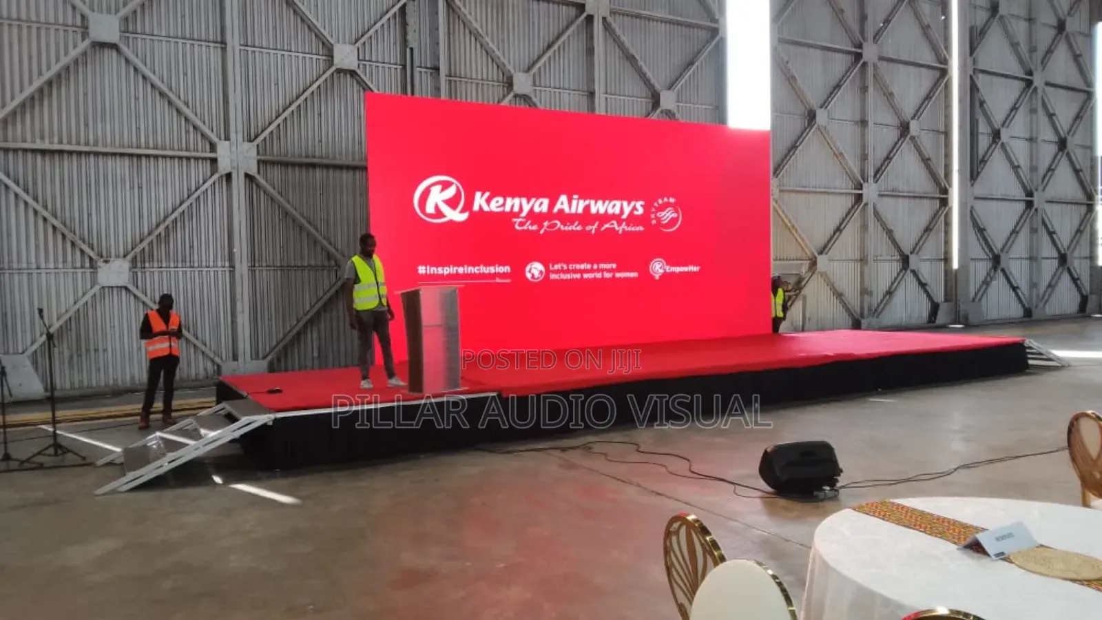 Hotel Set for Led Panels Screens Stage for Hire Rentals