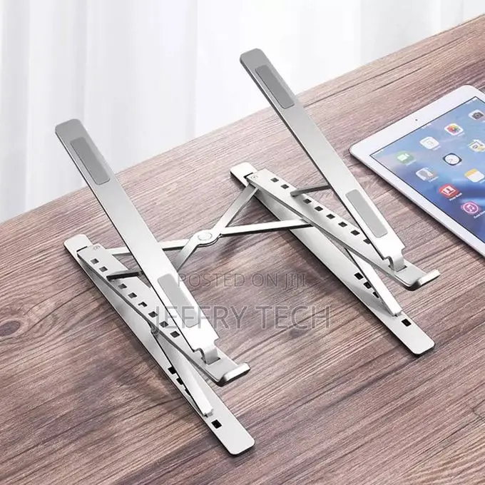 Foldable Laptop Stand for Mac and Pc, Aluminum, Non-Slip Sup