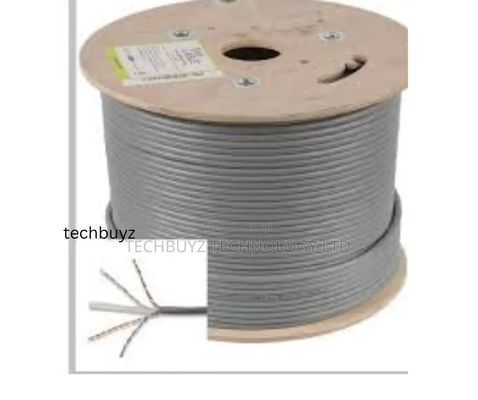 D-Link Cat6 Utp 24awg PVC Cable Roll 305m - Gray -
