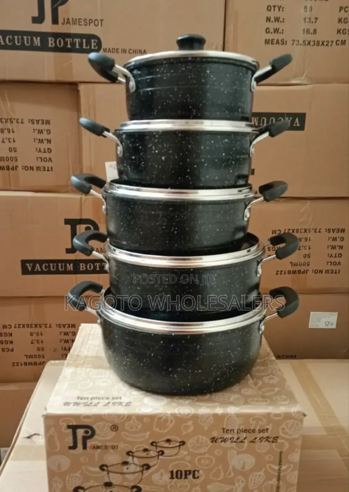 Jp 11 Pieces Non Stick Sufuria