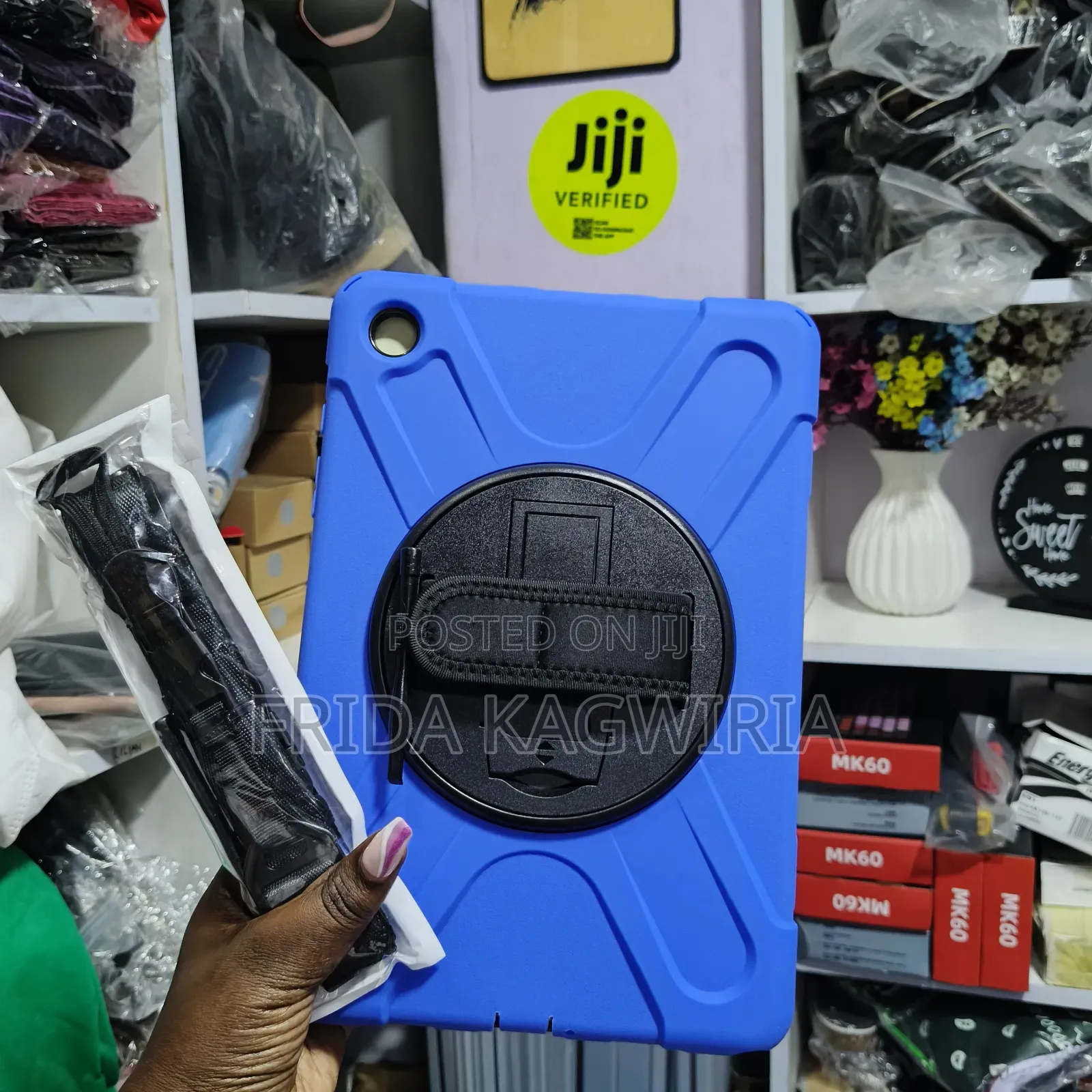 Samsung Galaxy Tab A9 Plus Blue Rugged Back Cover