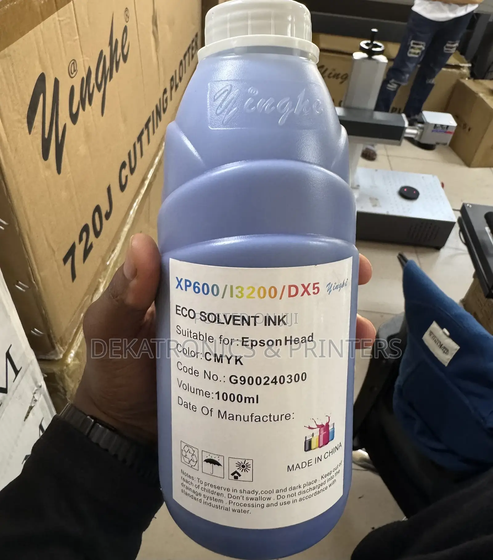 1 Litre Yinghe Large Format Cyan Ink