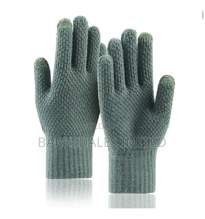 Touchscreen Mittens Gloves Winter Unisex Hand Cold Green