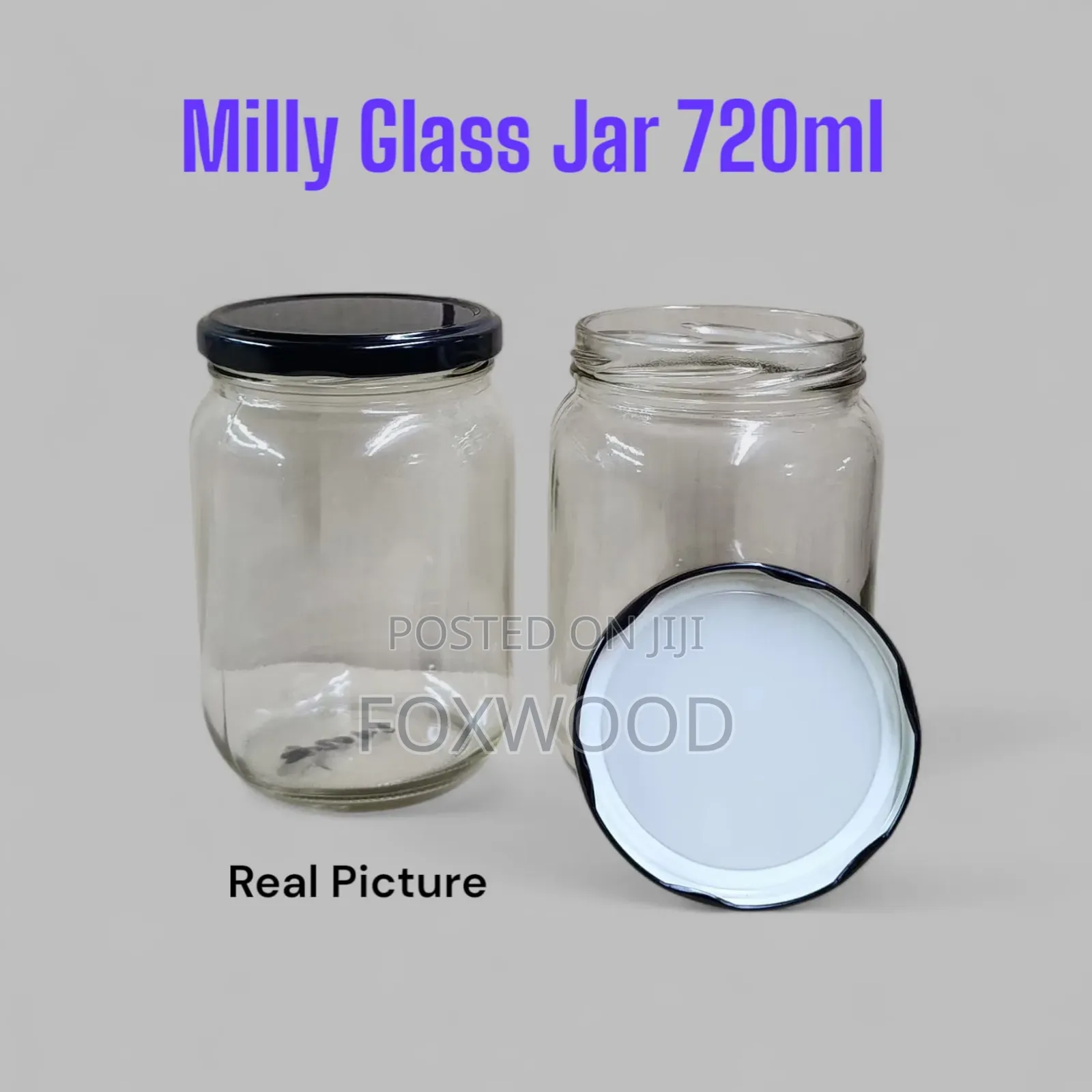 Milly Glass Jar 500ml Available