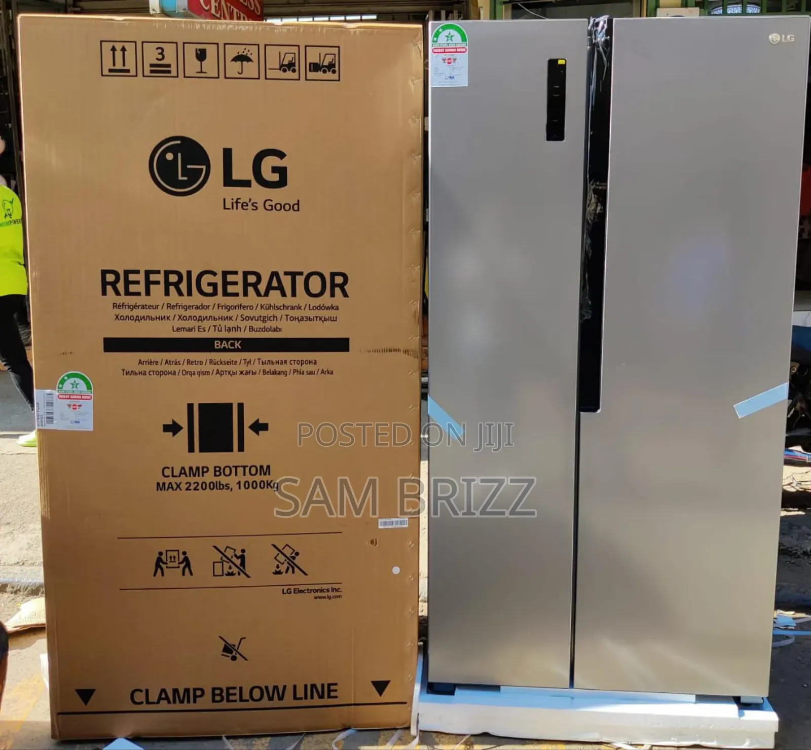 Lg 519l Refrigerator Side by Side