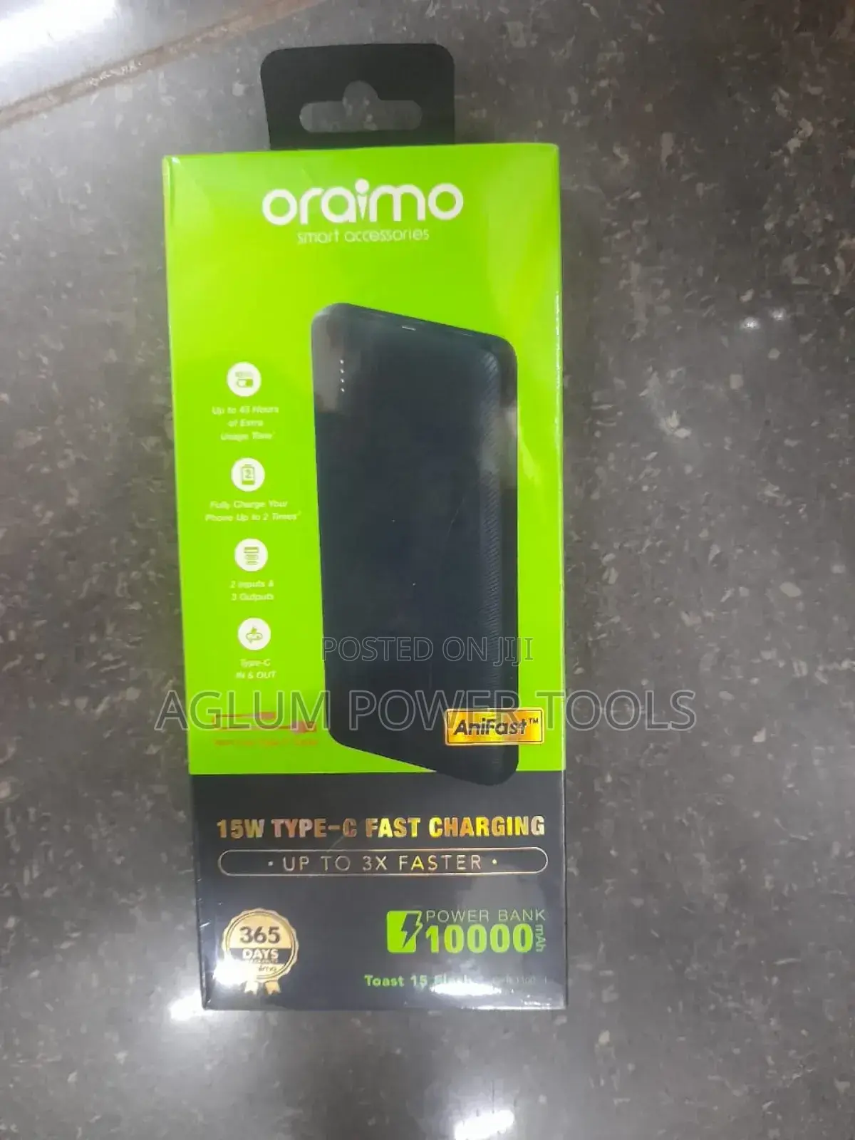 Original Oraimo Power Bank 10,000 Mah