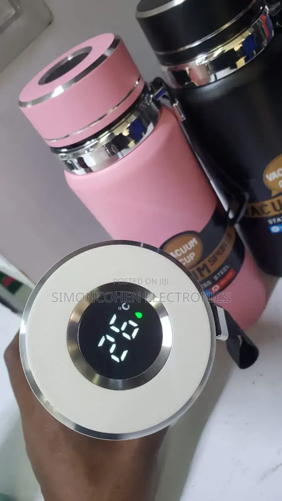 800ml Thermal Coffee Cup With Temperature Display