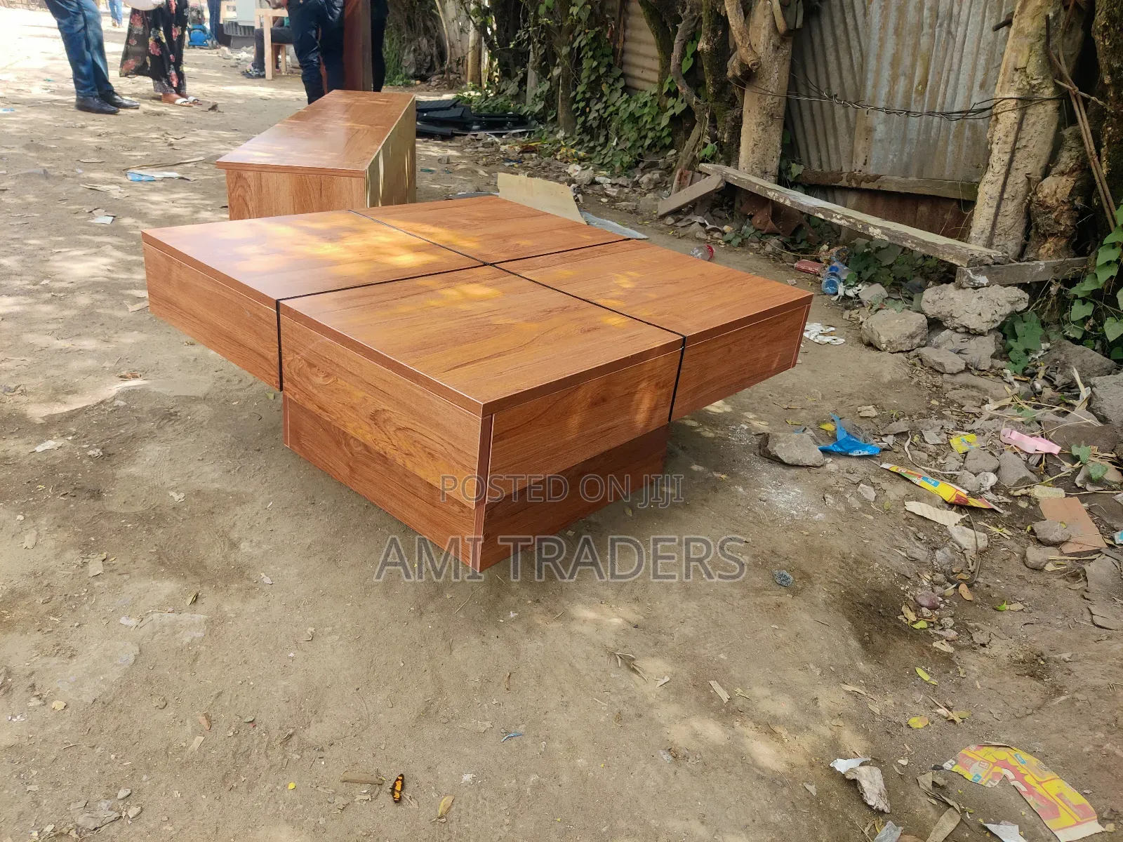 Natural Coffee Table (33"Sq)