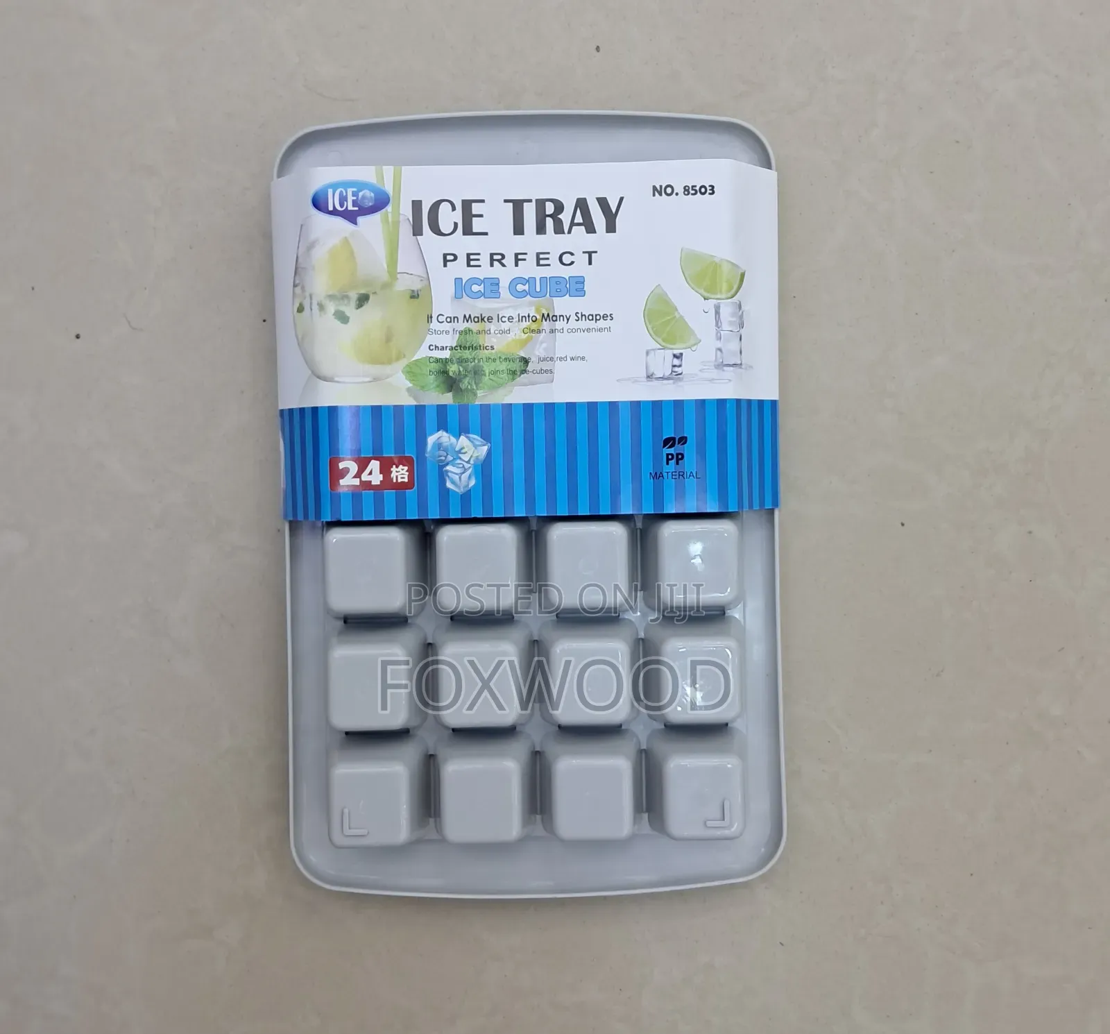 Ice Cube Tray With a Lid, 24 Section