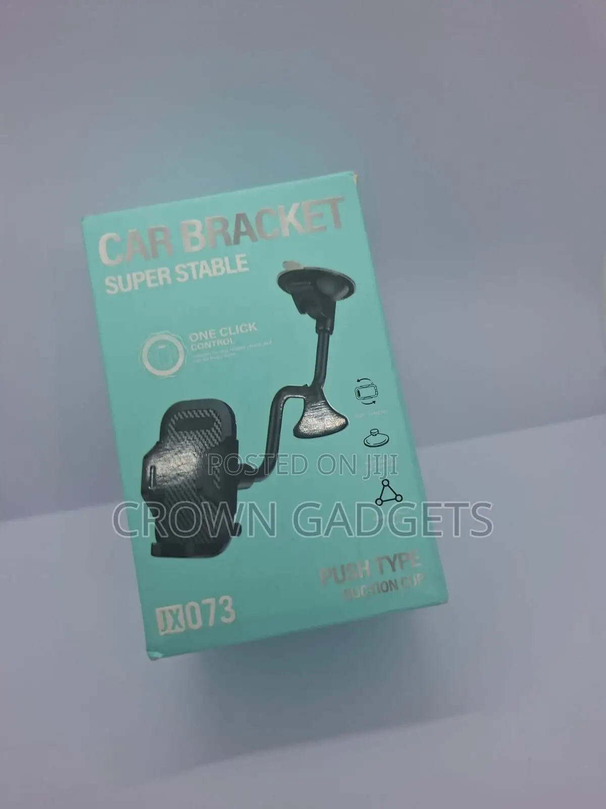 Jx073 Car Phone Mount – Push Type, No Shake Holder