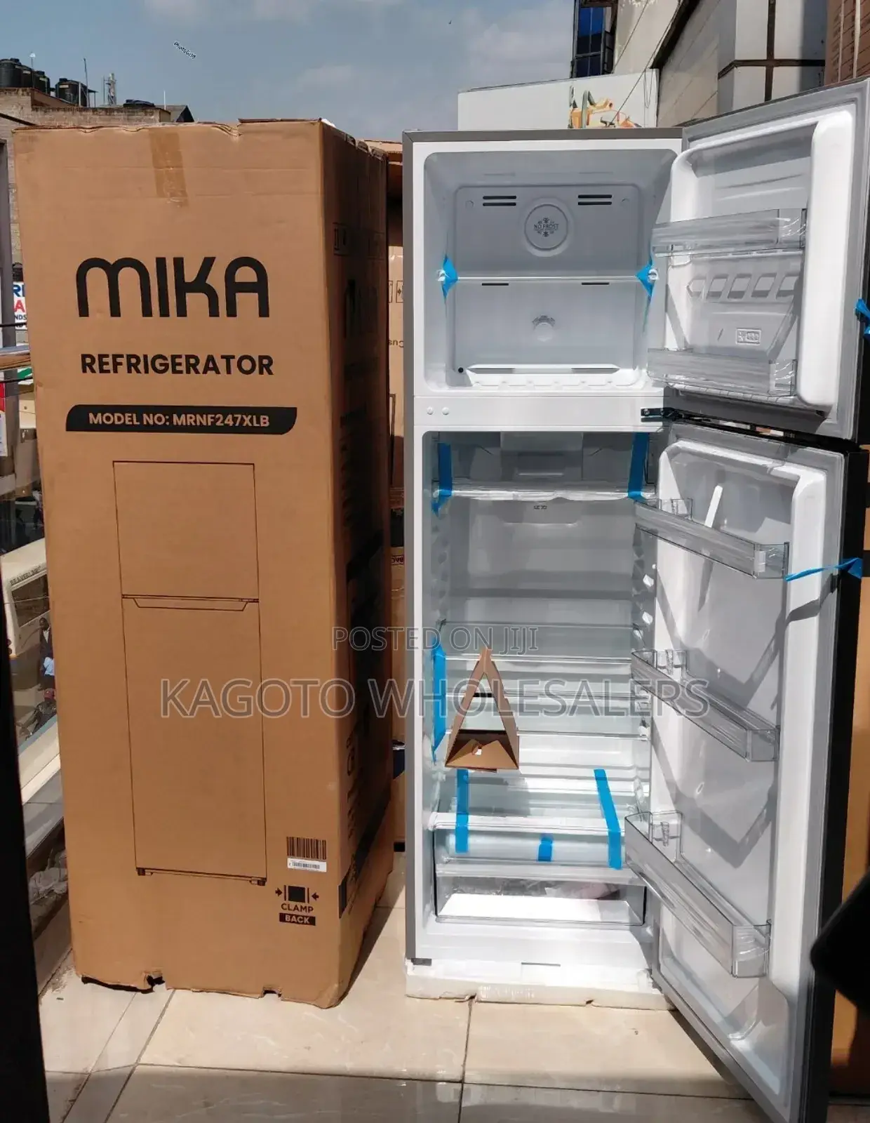 2 Double Door Fridge Mika 247 L