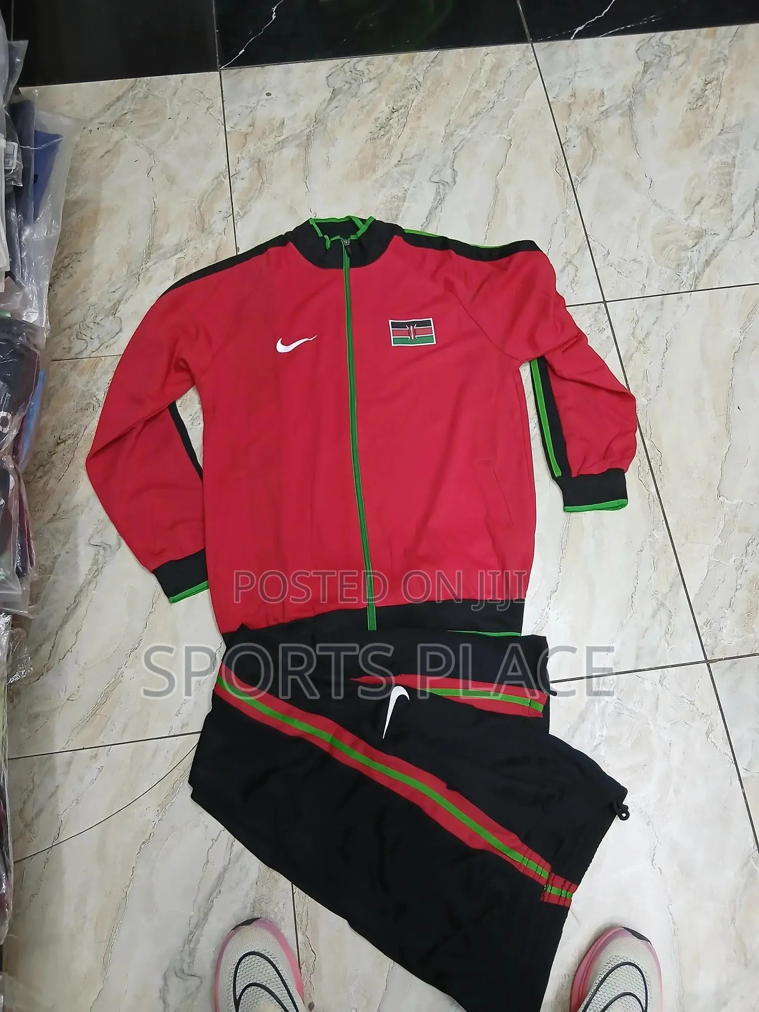 Kenya Stylish National Team Tracksuit Red
