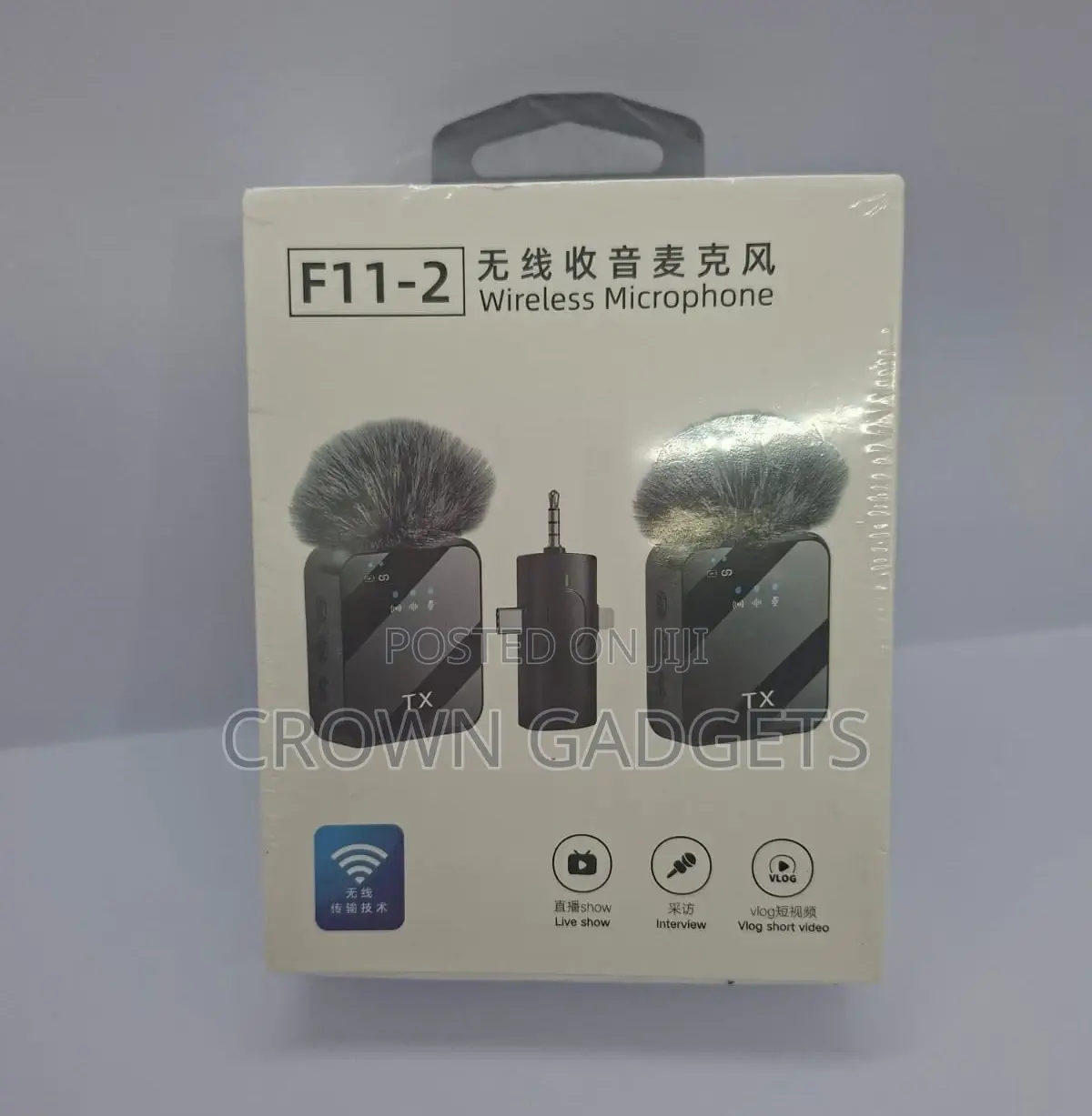 F11-2 Wireless Mic – Dual Clip-on for Type-C Ios