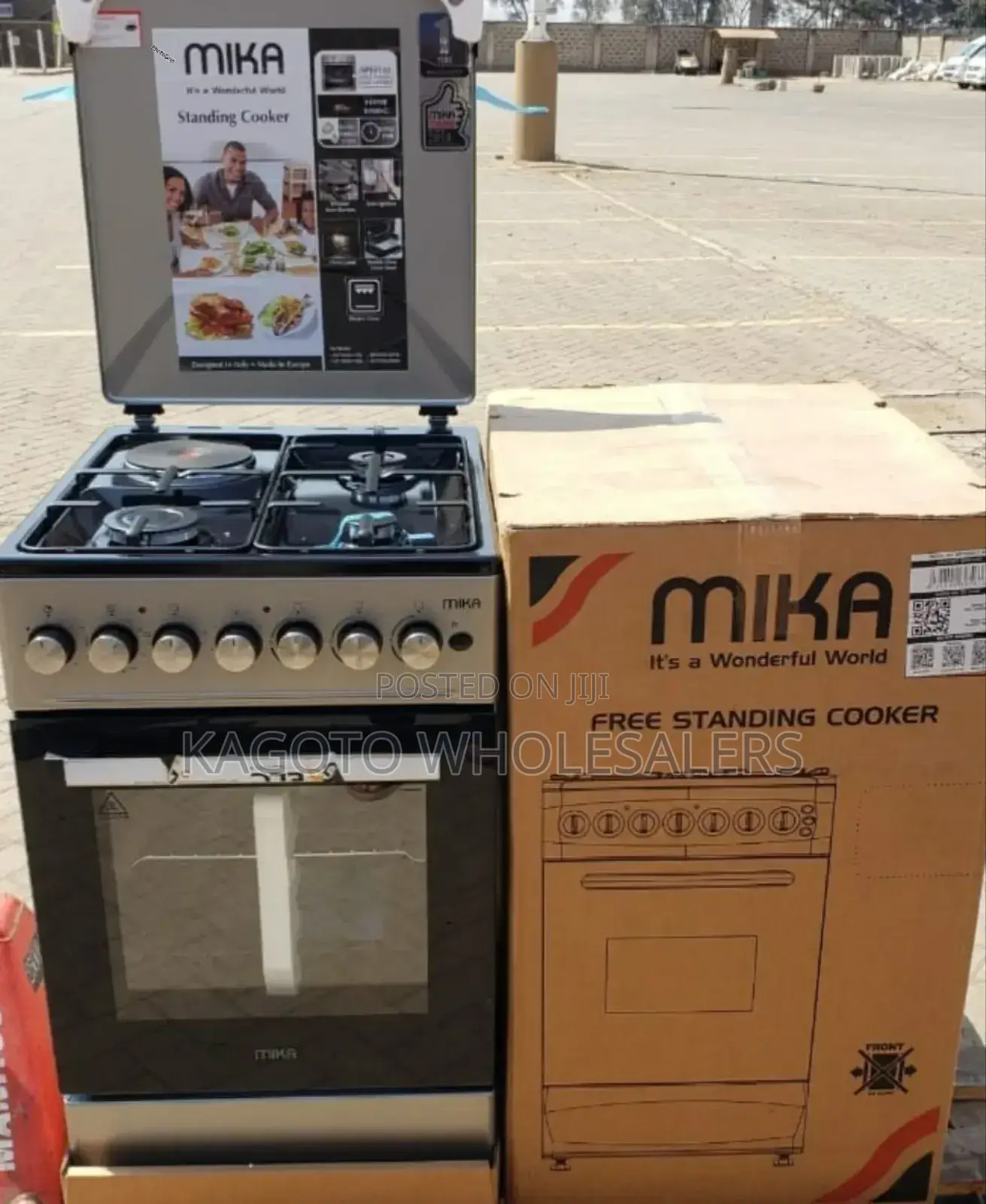 *Mika Standing Cooker, 50cm X 60cm,